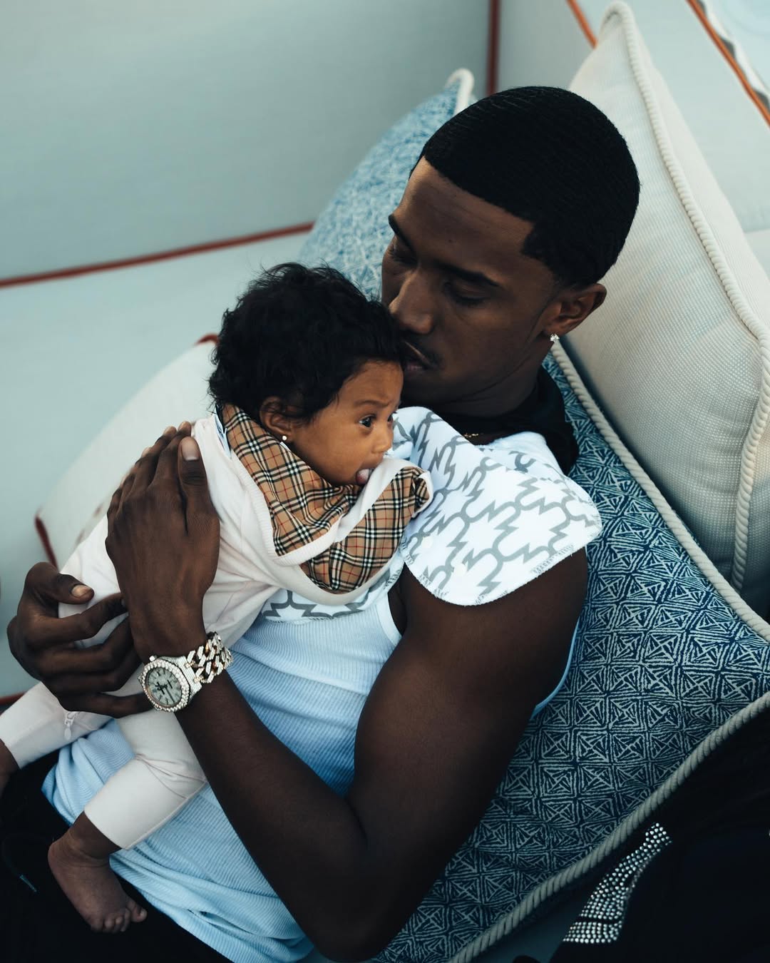 Christian holding Love Combs, dated January 2023 | Source: Instagram/kingcombs