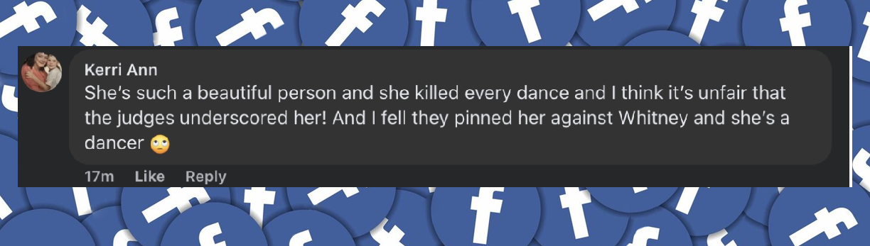 A fan comment from a post dated October 28, 2025. | Source: Facebook/Entertainment Tonight