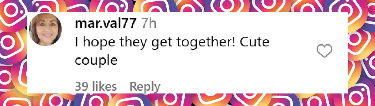 A netizen's comment on a video showing Robert Irwin hugging Xochitl Gomez at 'Dancing with The Stars' on November 25, 2025 | Source: Instagram/people