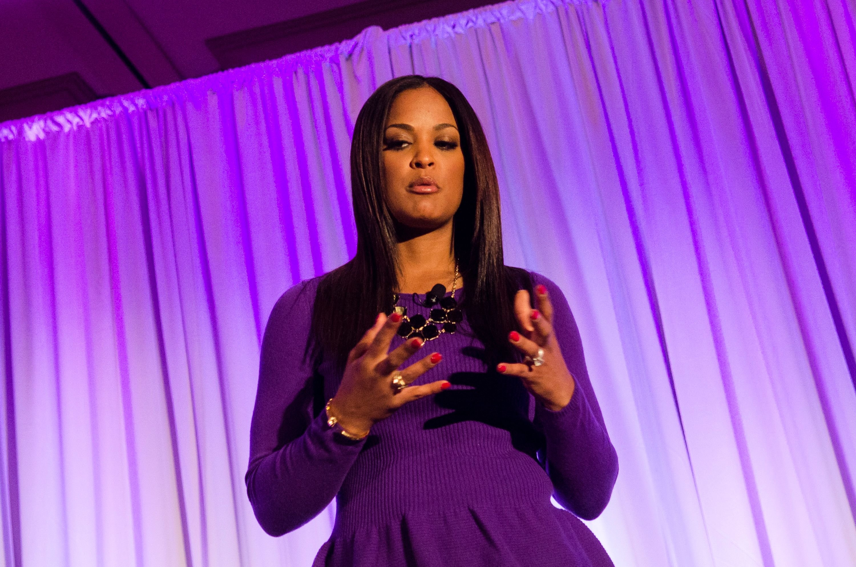 Laila Ali at the 6th annual Get RADICAL Women's Conference at the Hyatt Regency on March 21, 2014 | Photo: Getty Images