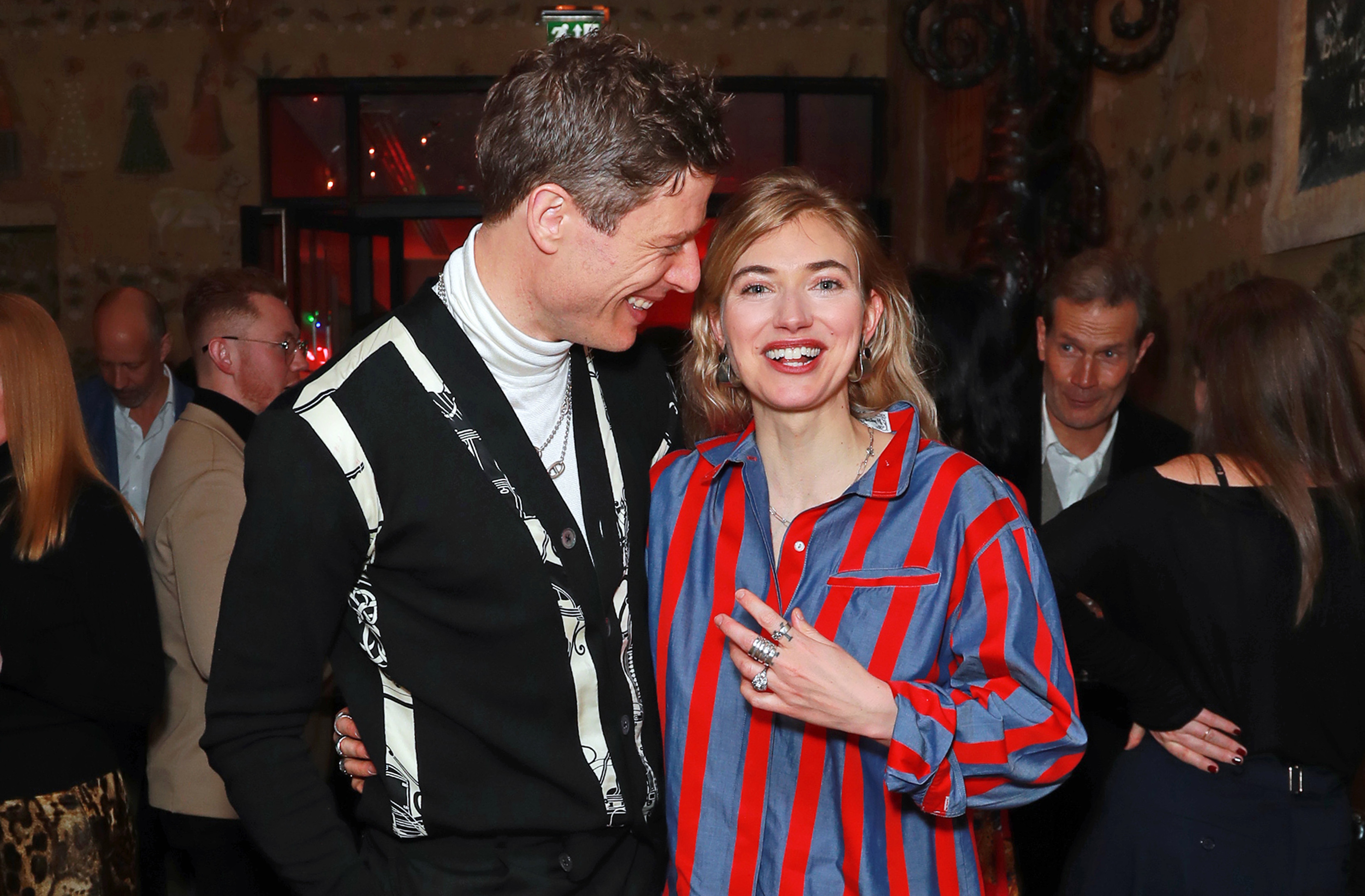 James Norton and Imogen Poots attend the press night after party for "A Little Life" at The Ham Yard Hotel on March 30, 2023, in London, England | Source: Getty Images