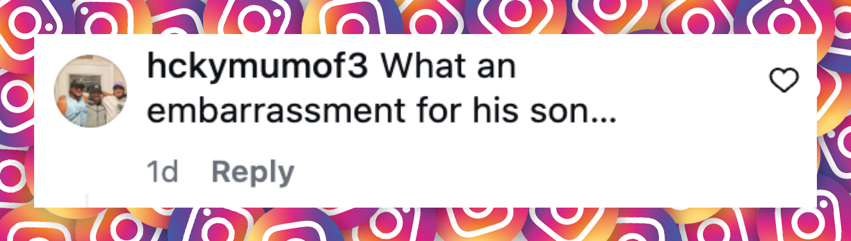 A netizen's comment about Patrick Mahomes Sr.'s trouble, from a post dated February 3, 2026 | Source: Instagram/tmz_tv