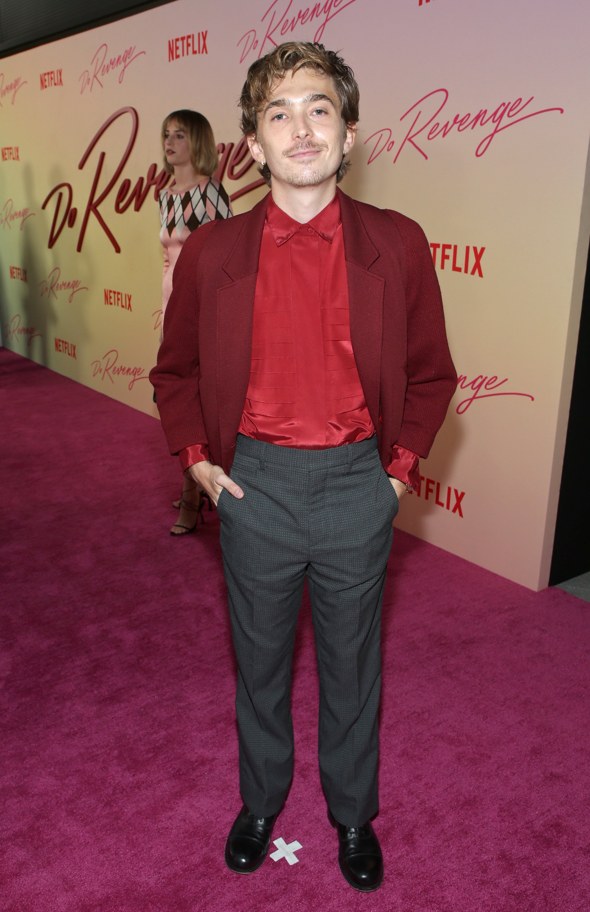 Austin Abrams at the Do Revenge LA Special Screening at TUDUM Theater on September 14, 2022 in Hollywood, California. | Source: Getty Images