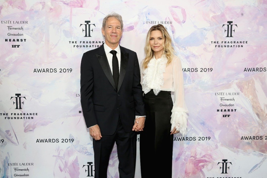 Michelle Pfeiffer and her husband David Kelley at the 2019 Fragrance Foundation Awards at David H. Koch Theater at Lincoln Centeron June 05, 2019. | Source: Getty Images