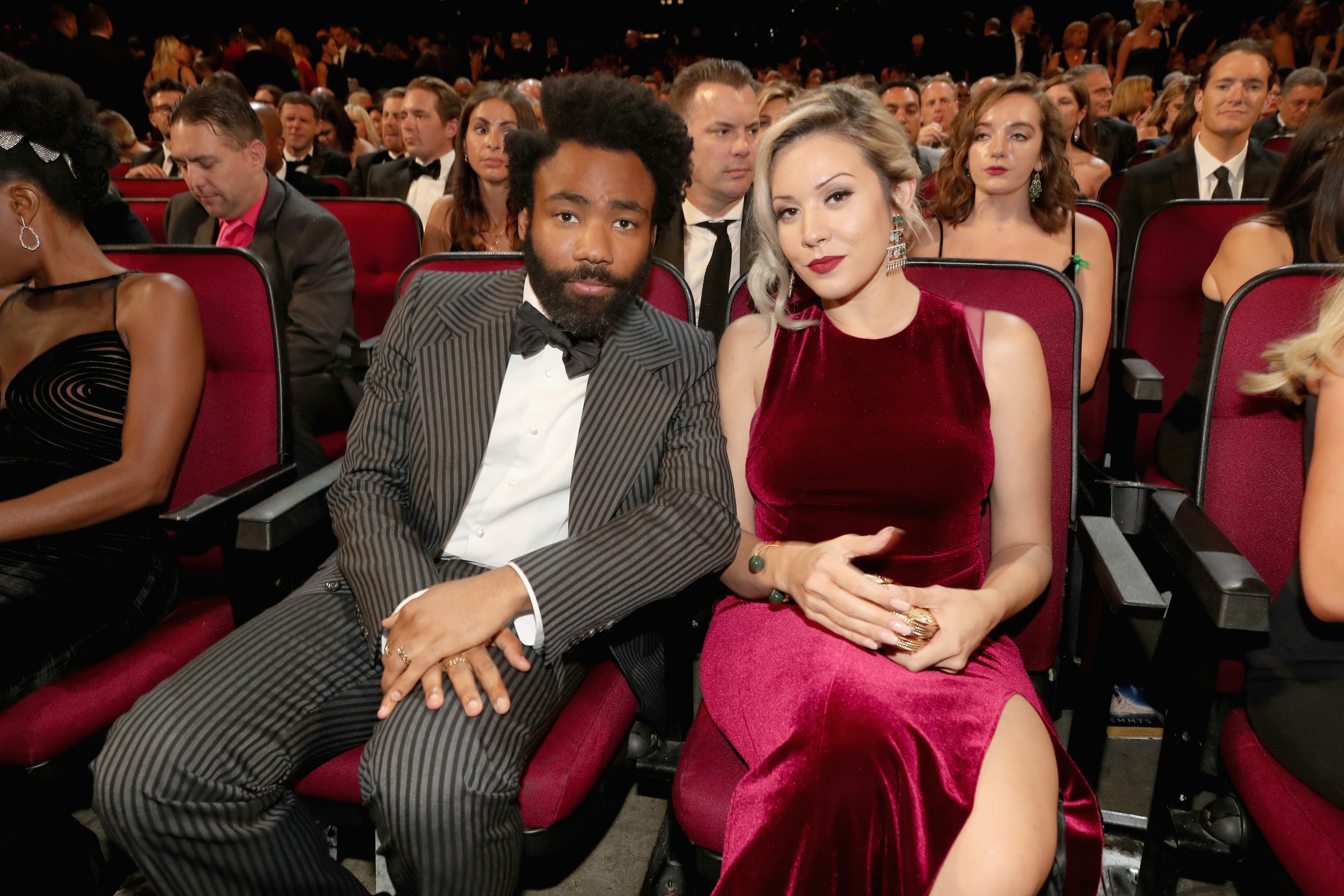 Donald Glover and Michelle at the Microsoft Theater on September 17, 2018. I Source: Getty Images