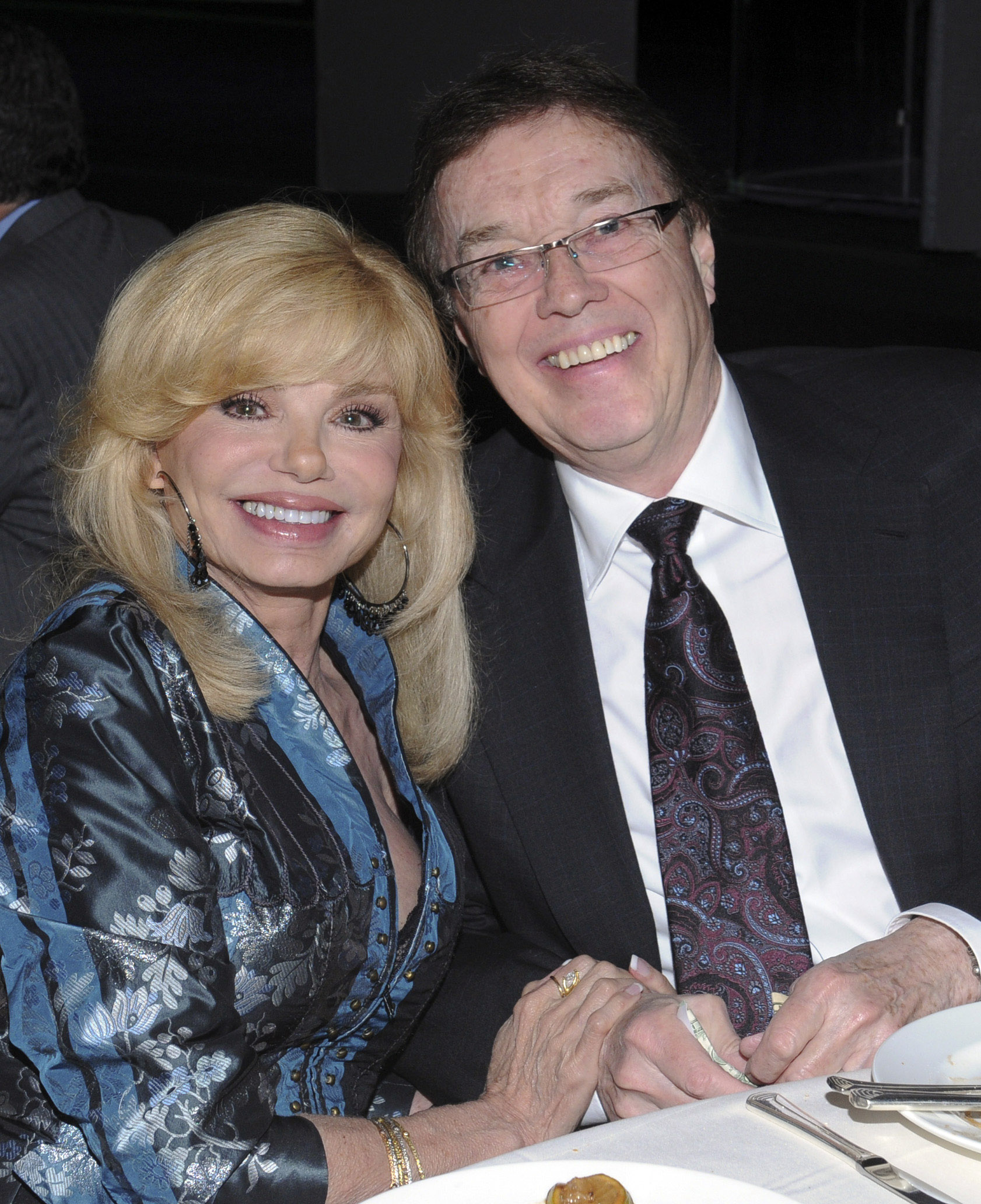 Loni Anderson and Bob Flick attend Liberty Hill's Upton Sinclair Awards Dinner Honors on April 23, 2013, in Beverly Hills, California. | Source: Getty Images
