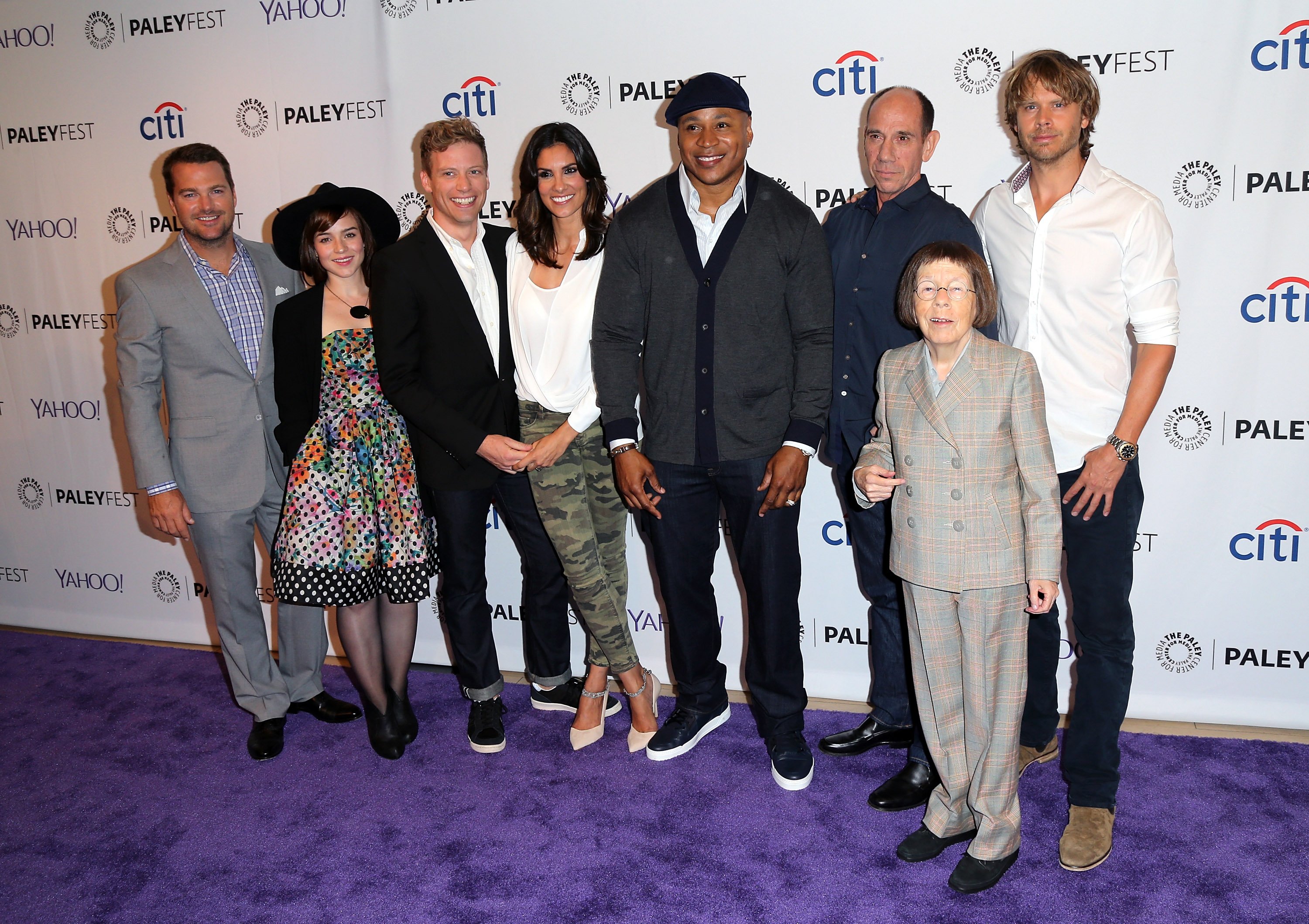 The cast of "NCIS: Los Angeles" during the PaleyFest at the The Paley Center for Media | Photo: Getty Images 