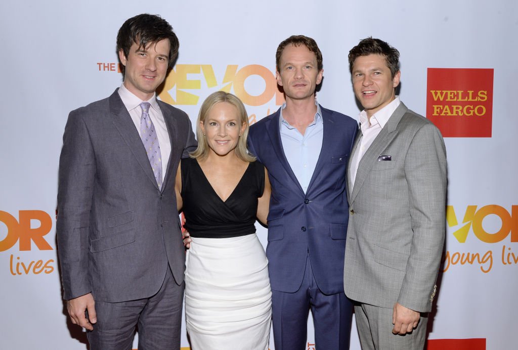 Christian Hebel, Rachael Harris, Neil Patrick Harris and David Burtka at the Marriott Marquis Hotel on June 16, 2014 | Photo: Getty Images