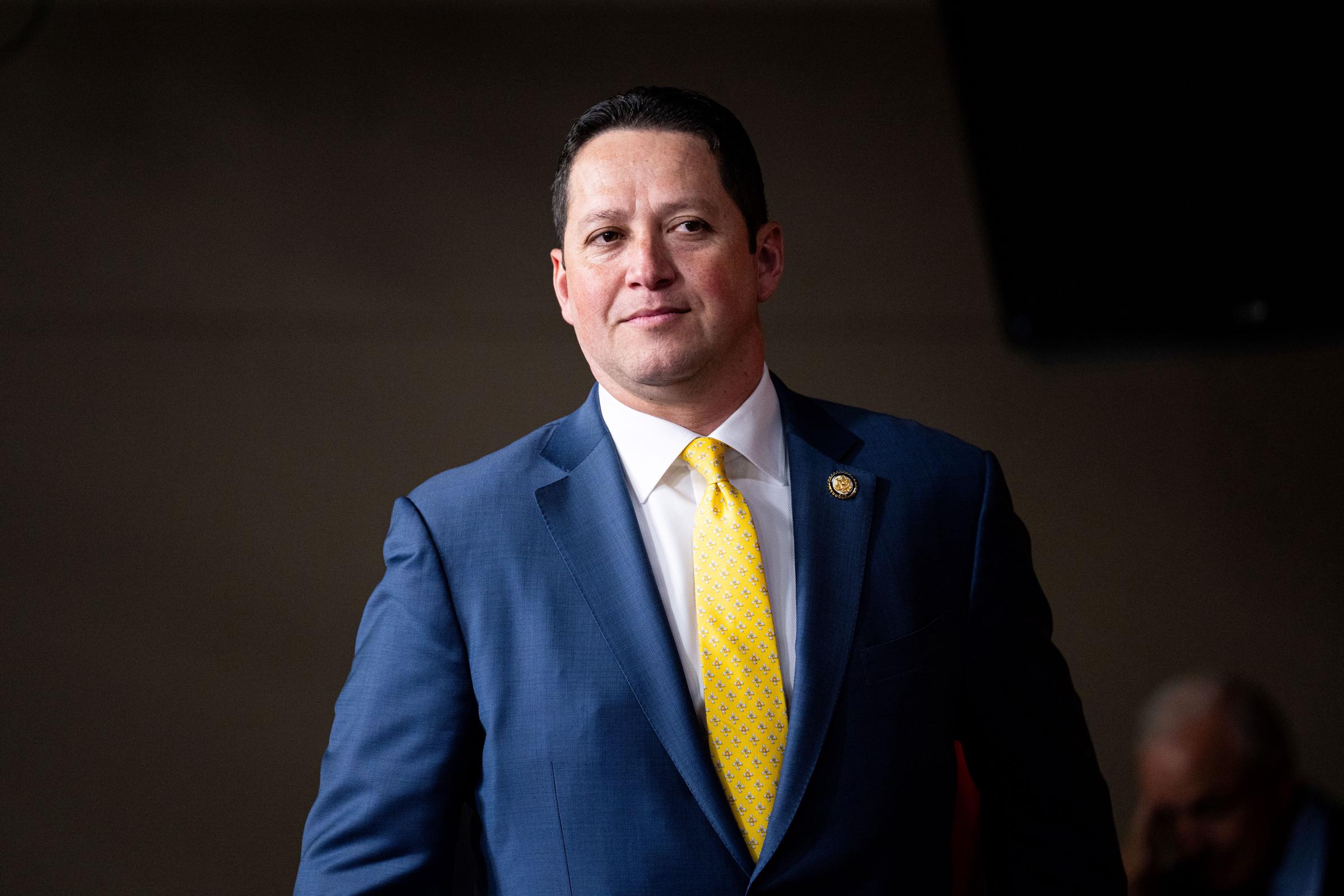 Rep. Tony Gonzales arrives for the group's press conference in the U.S. Capitol on March 25, 2025 | Source: Getty Images
