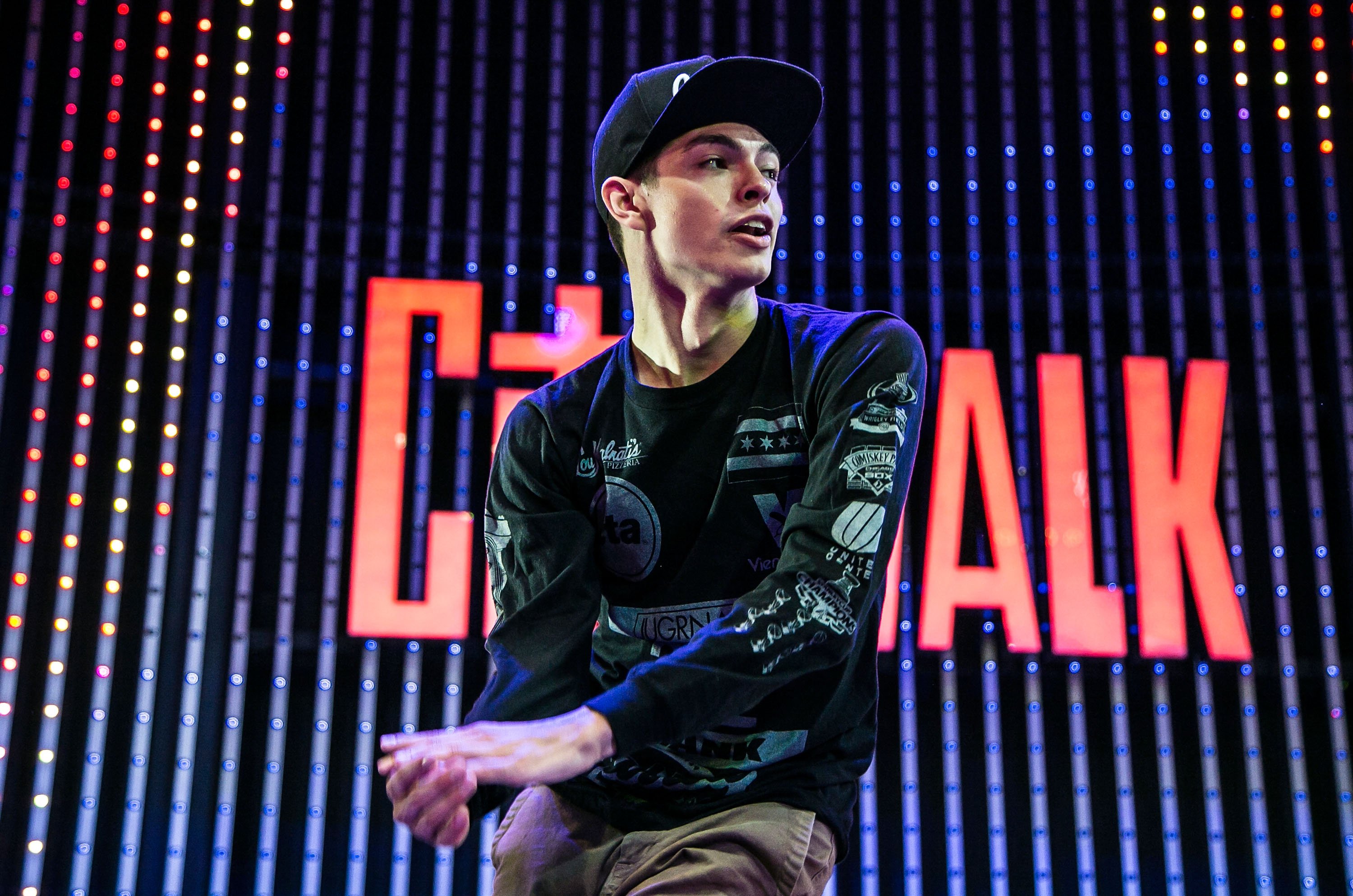 Ian Eastwood dancing during "Music Spotlight Series" at 5 Towers Outdoor Concert Arena in Universal City, California, on August 30, 2014. | Source: Getty Images