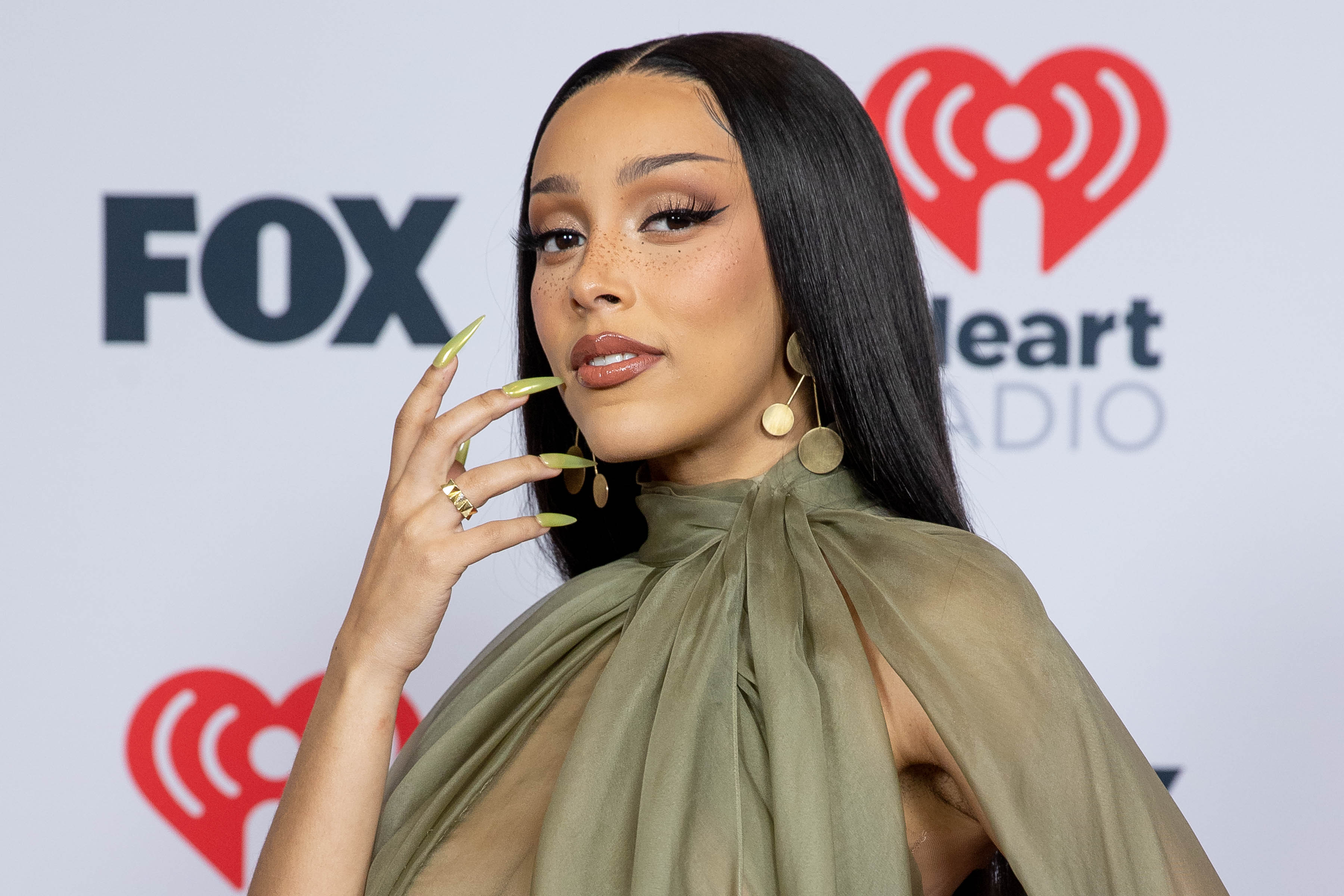 Doja Cat at the 2021 iHeartRadio Music Awards on May 27, 2021, in Los Angeles, California. | Source: Getty Images