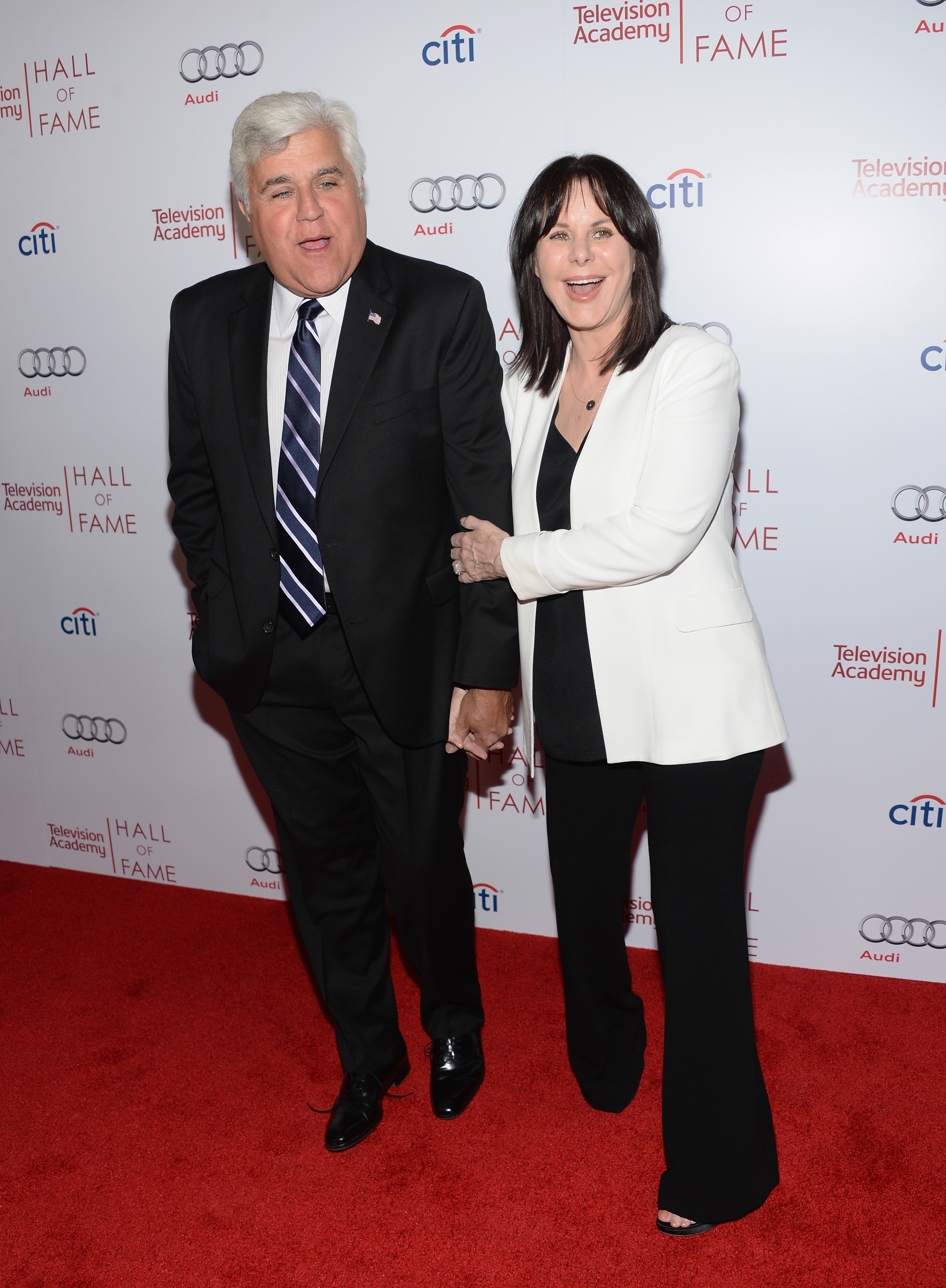 Jay Leno and Mavis Leno attend The Television Academy's 23rd Hall Of Fame Induction Gala at Regent Beverly Wilshire Hotel on March 11, 2014, in Beverly Hills, California. | Source: Getty Images