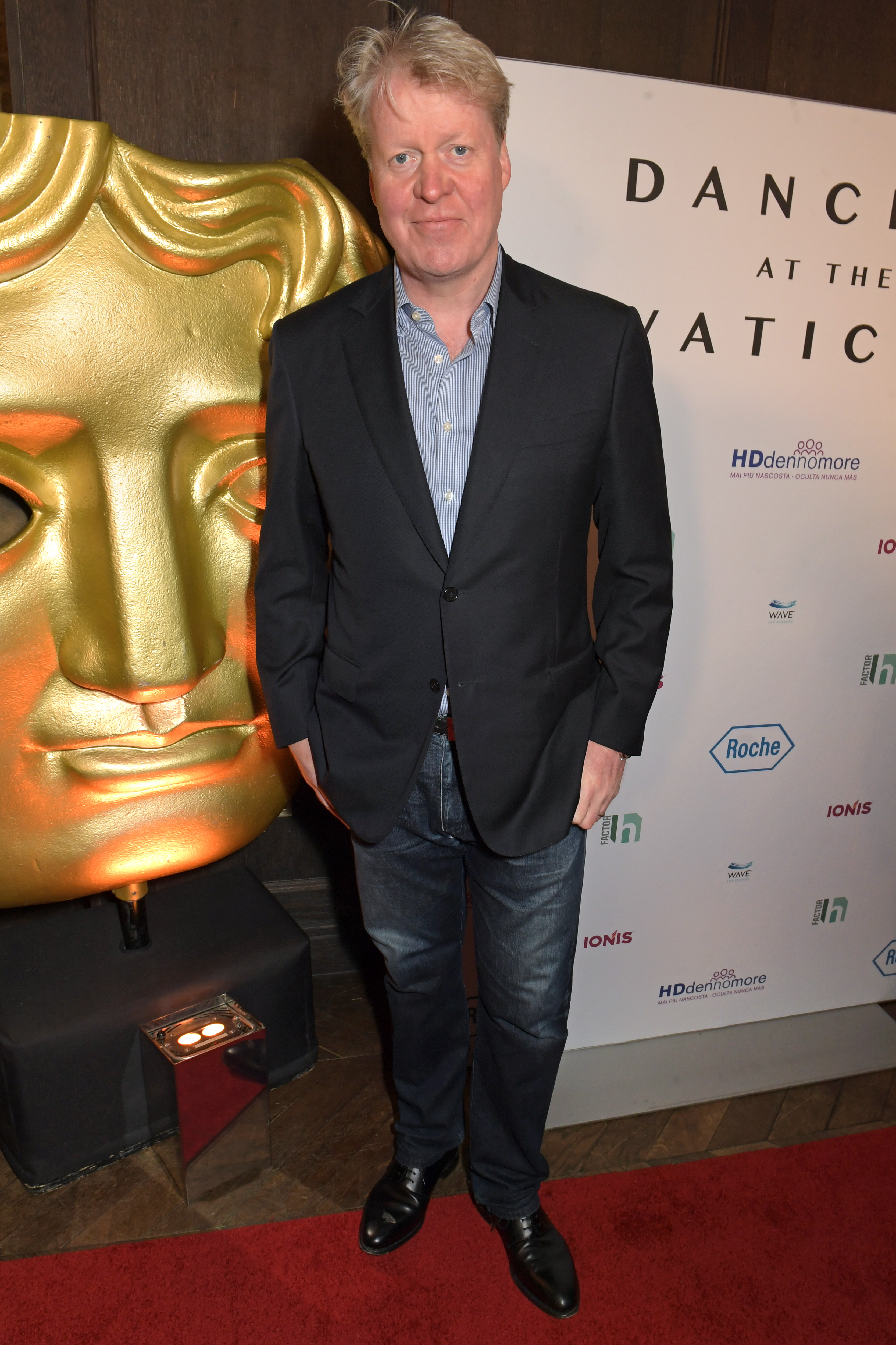 Charles Spencer at the premiere of "Dancing at the Vatican" in London, England on February 5, 2020 | Source: Getty Images