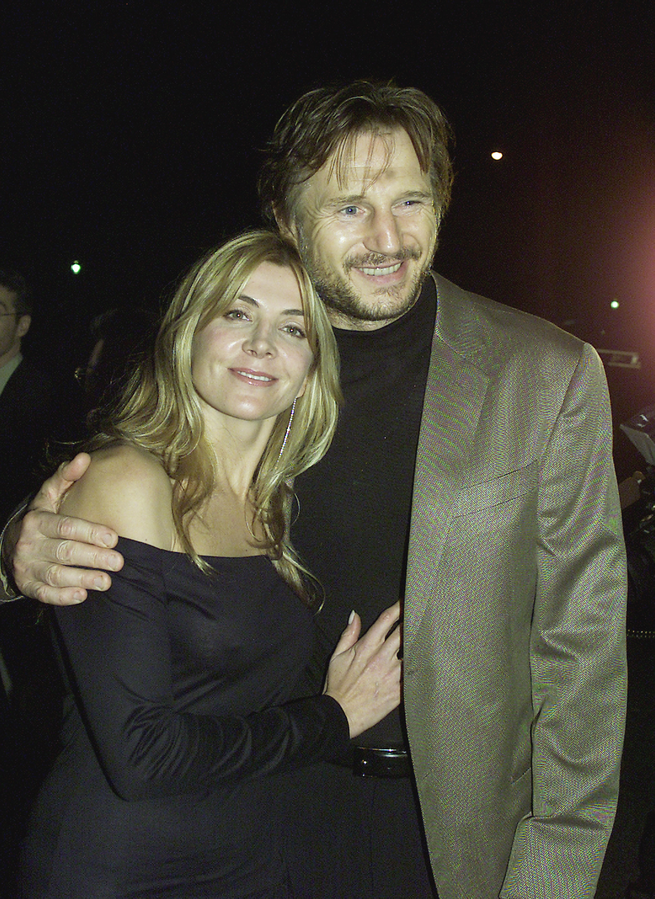 Natasha Richardson and Liam Neeson attend the afterparty for the opening of "The Crucible" at Tavern on the Green on 7 March 2002 in New York City. | Source: Getty Images