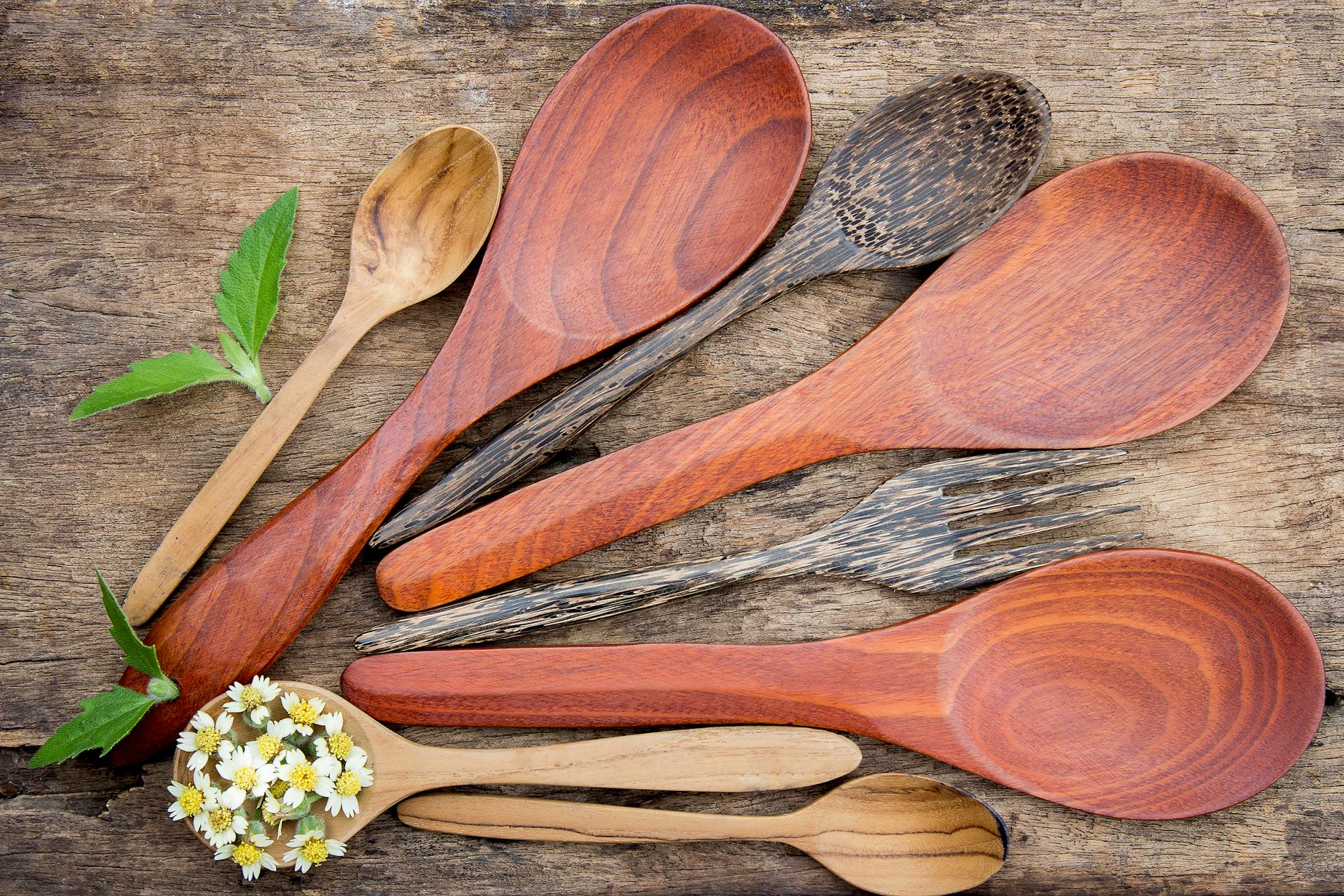 A top view of wooden spoons | Source: Pexels