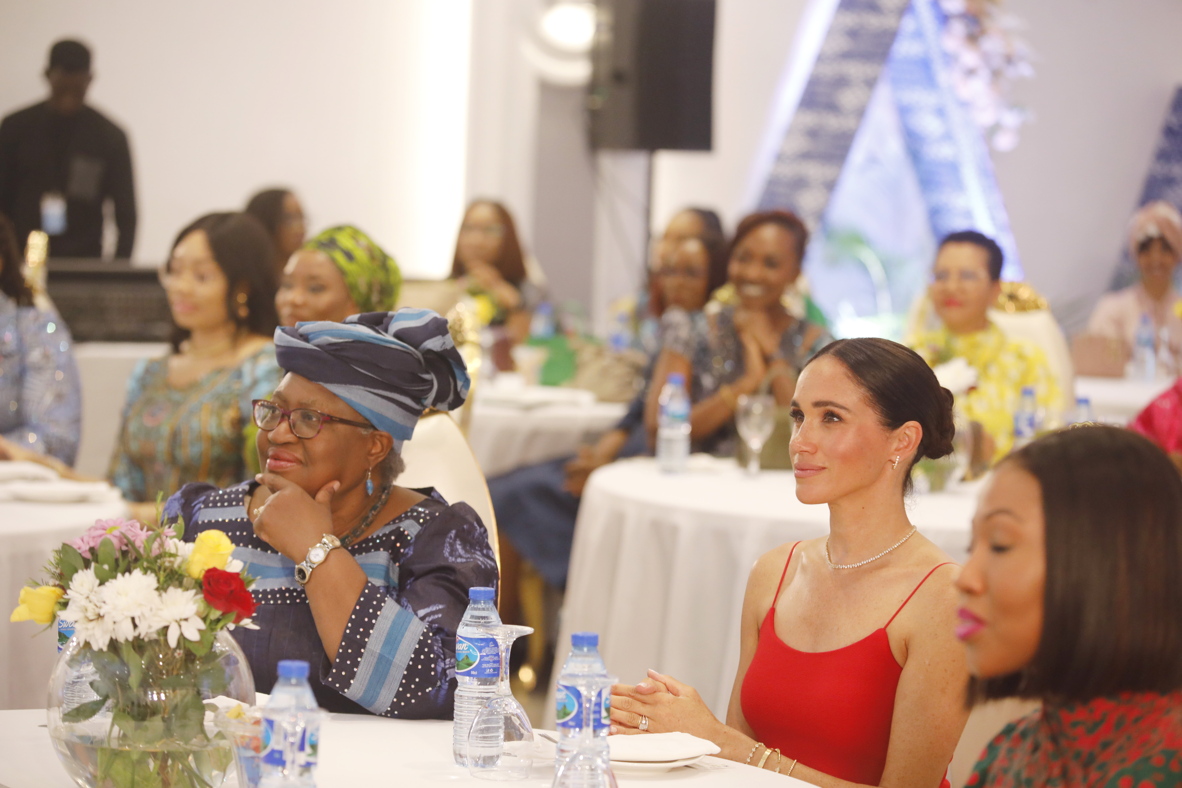 Meghan, Duchess of Sussex at the Women in Leadership event in Abuja, Nigeria in 2024 | Source: Getty Images