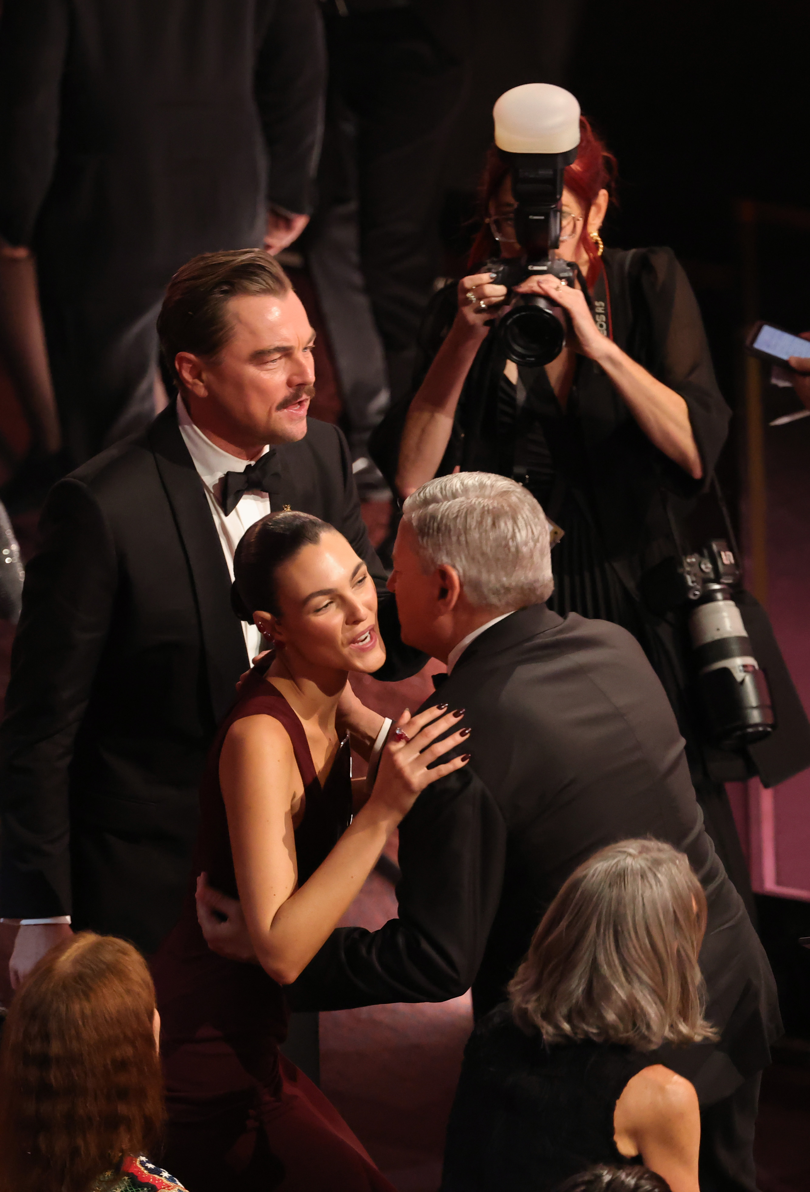 Leonardo DiCaprio and Vittoria Ceretti attend the 98th Oscars at Dolby Theatre on March 15, 2026 in Hollywood, California | Source: Getty Images