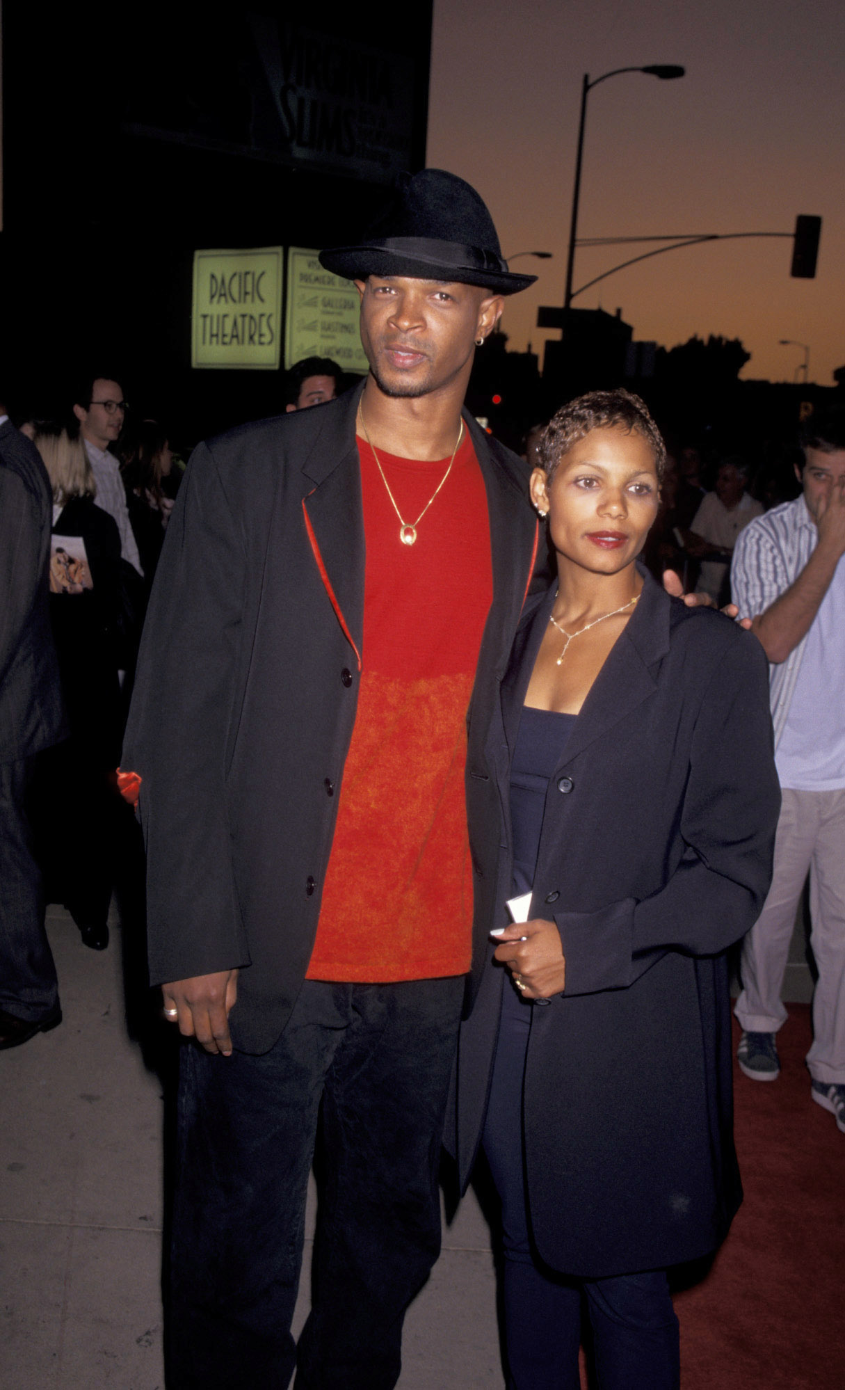 Actor Damon Wayans and wife Lisa Thorner on August 28 1996 | Source: Getty Images