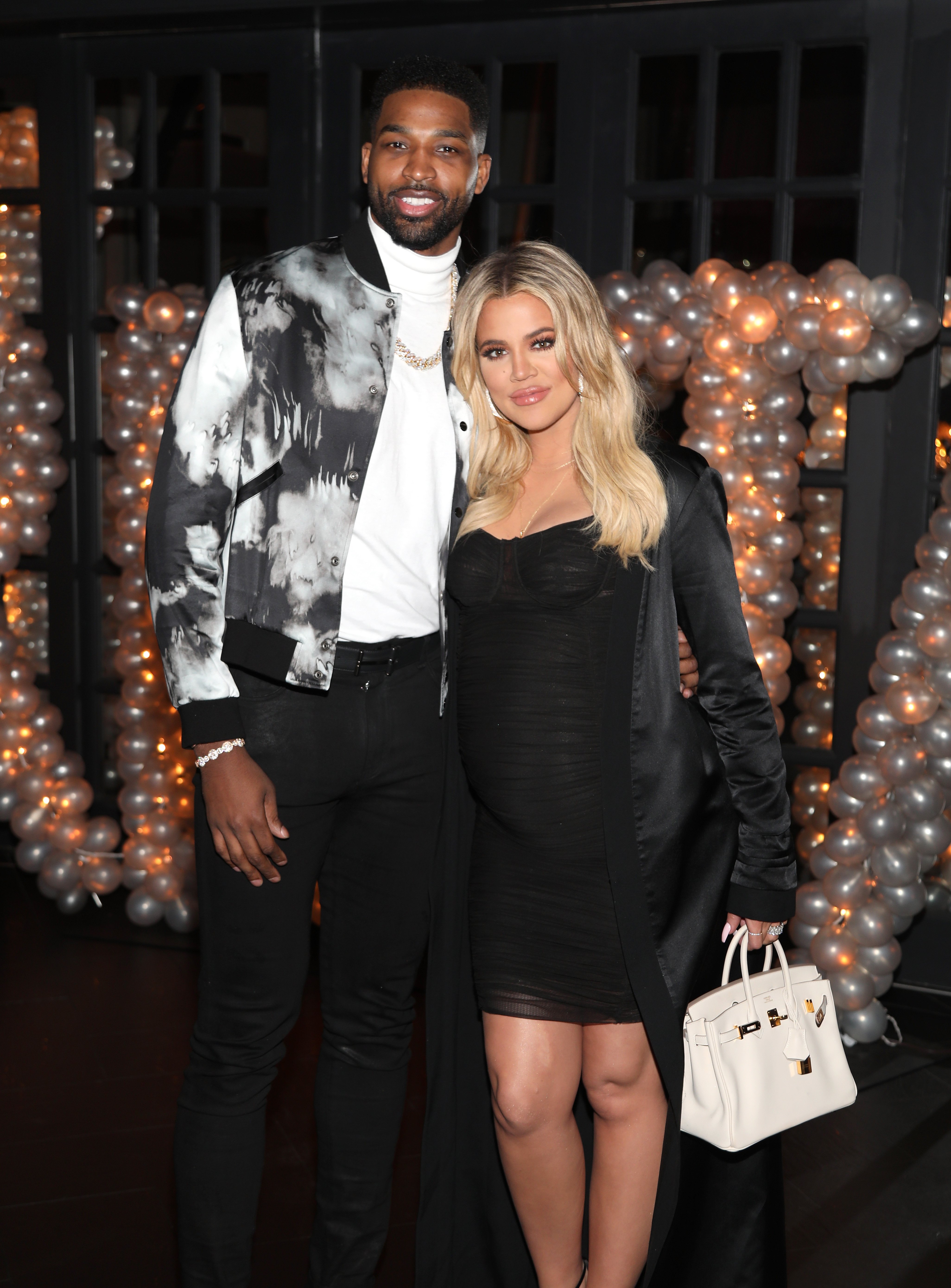 (Happier Times)Tristan Thompson & Khloe Kardashian celebrating Thompson's Birthday in Los Angeles on March 10, 2018. | Photo: Getty Images