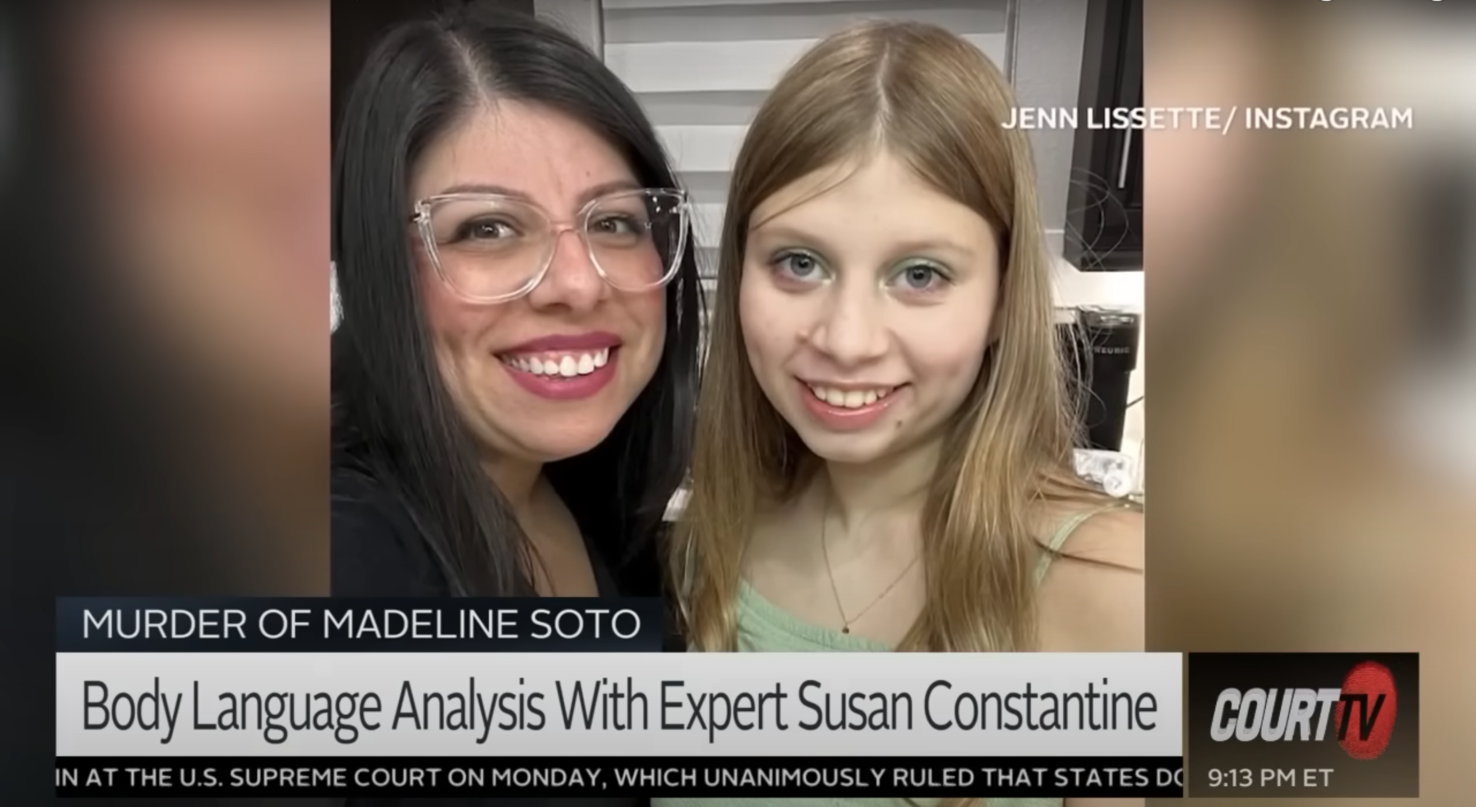 Madeline Soto and Jennifer Soto posing for a picture, posted in 2024 | Source: YouTube/@COURTTV