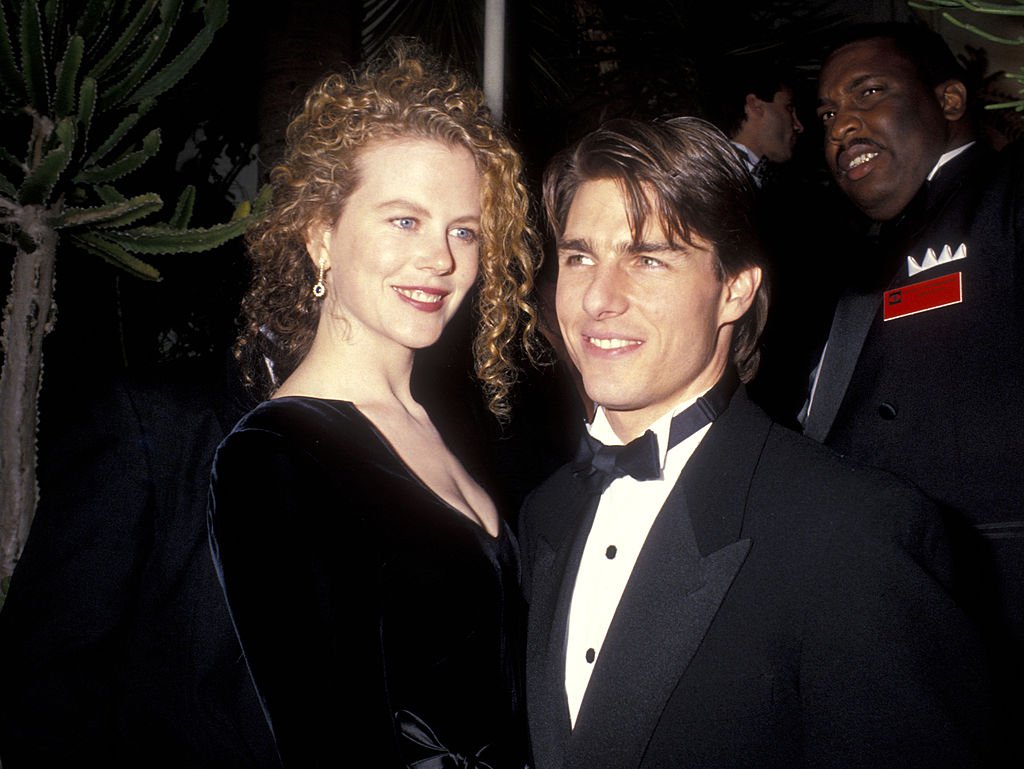 Nicole Kidman und Tom Cruise nehmen an den 63. jährlichen Oscar-Verleihungen nach der Party teil, die von Irving 'Swifty' Lazar am 25. März 1991 in Spago in West Hollywood, Kalifornien, veranstaltet wird. (Foto von Ron Galella, Ltd.) I Quelle: Sammlung Ron Galella über Getty Images
