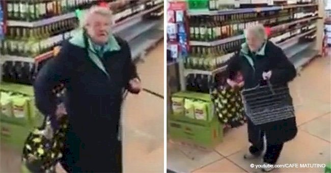 Granny hears favorite song in a supermarket and her dance moves stunned employees