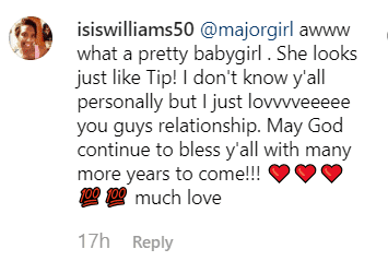 Screenshot of fan comment | Photo: Instagram/majorgirl