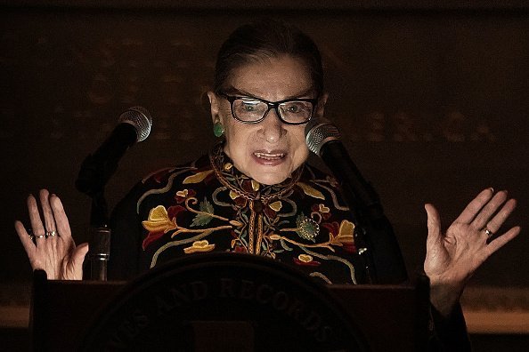 Justice Ruth Bader Ginsburg Attends Naturalization Ceremony At National Archives | Photo: Getty Images