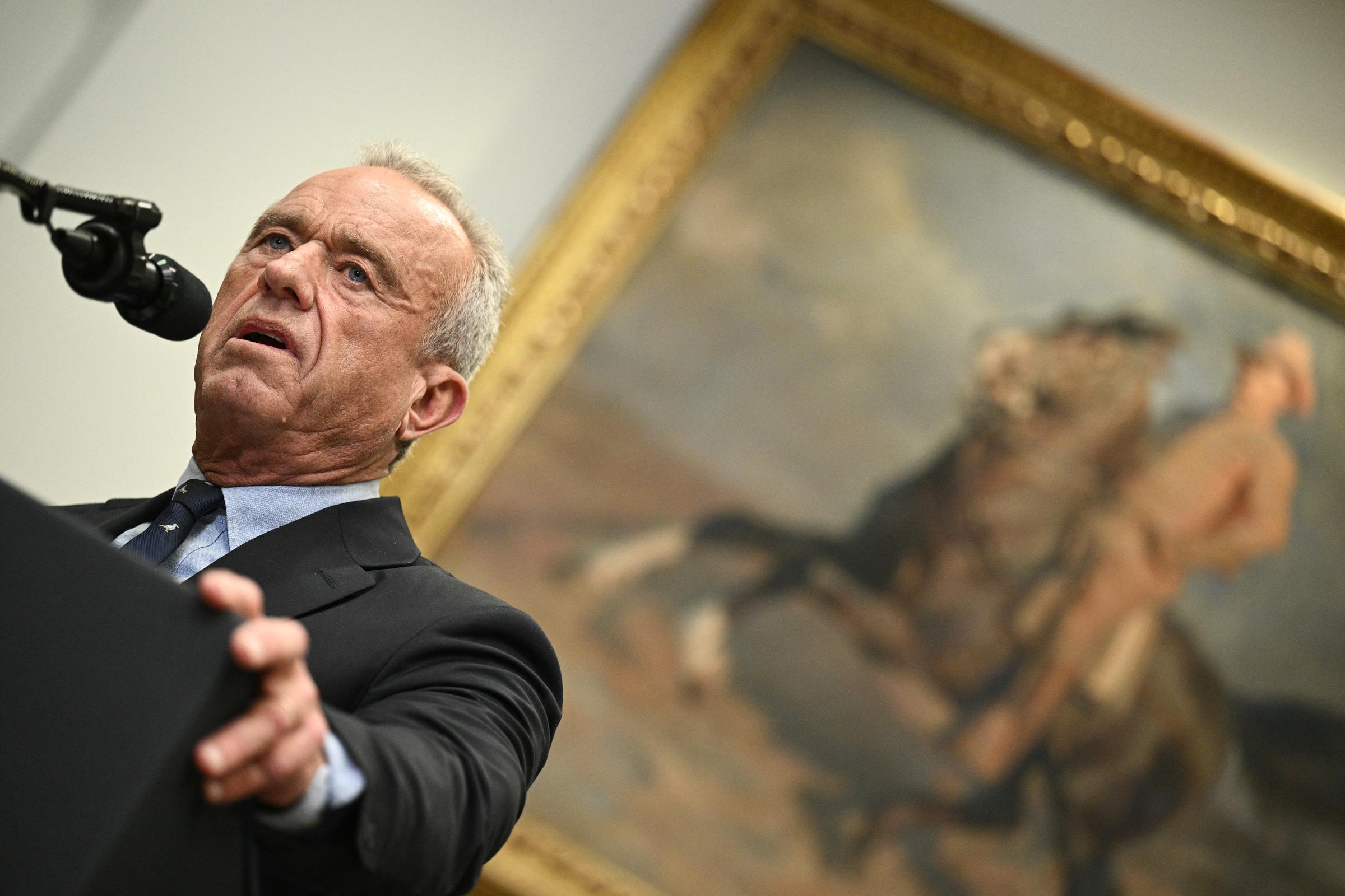 U.S. Health and Human Services Secretary Robert F. Kennedy Jr. speaks during a White House announcement on drug prices in Washington, D.C., on December 19, 2025. | Source: Getty Images