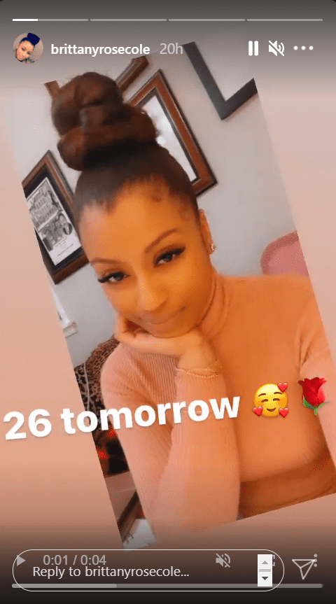 BernNadette Stanis's daughter Brittany shares a picture in anticipation of her 26th birthday. | Photo: Instagram/brittanyrosecole