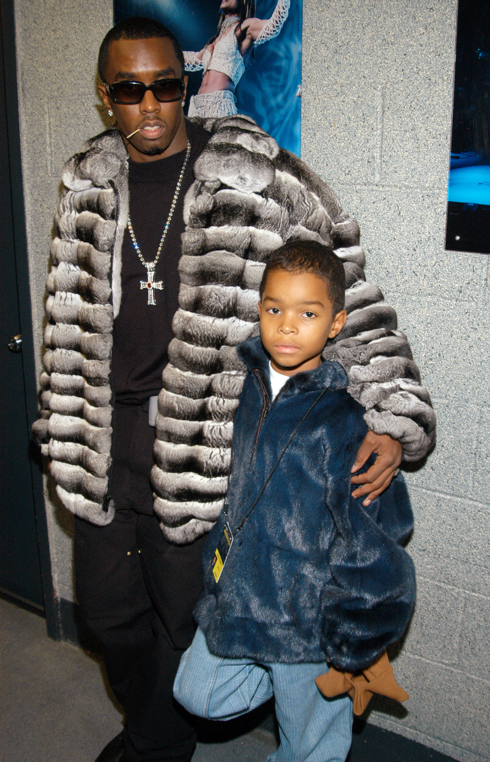 Diddy and Justin Combs attend "The Black Album Tour" Live on November 25, 2003, in New York. | Source: Getty Images