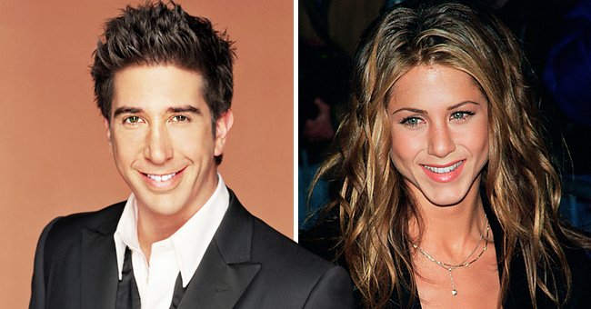 Portraits of David Schwimmer and Jennifer Aniston | Photo: Getty Images