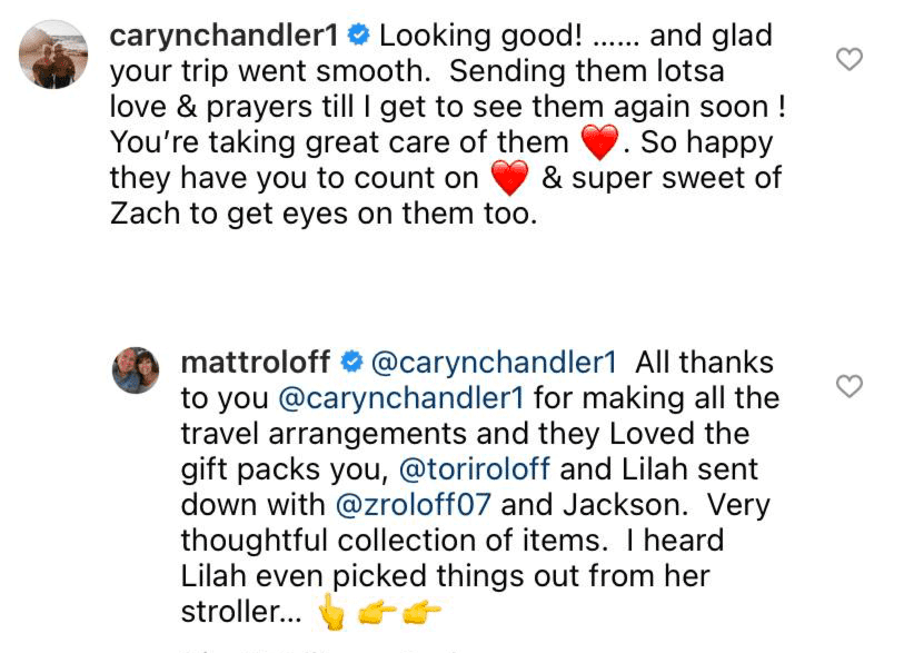 Matthew Roloff praises his fiancee Caryn Chandler on his post | Source: Instagram/@mattroloff