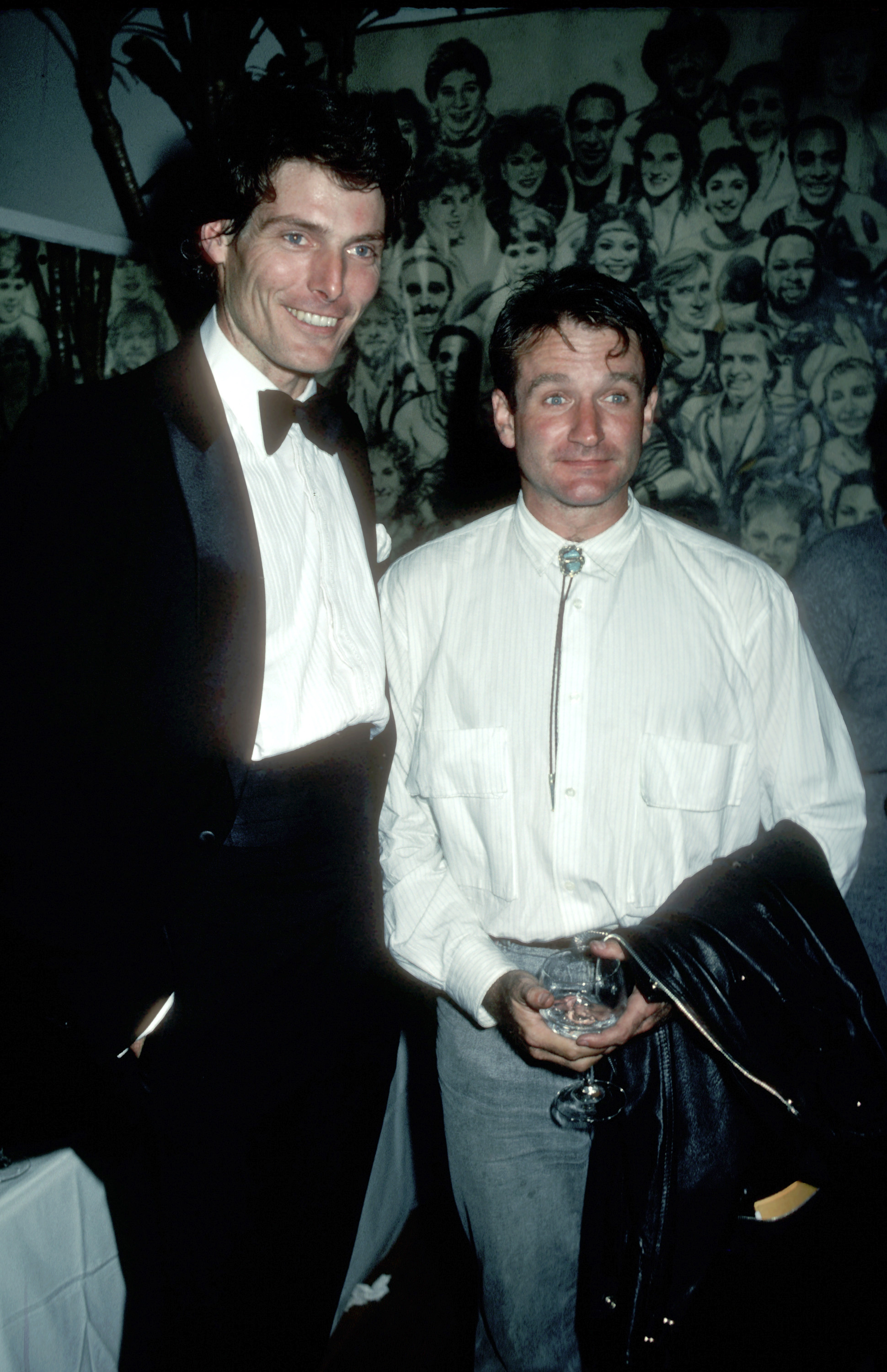 Christopher Reeve and Robin Williams, 1979. | Source: Getty Images