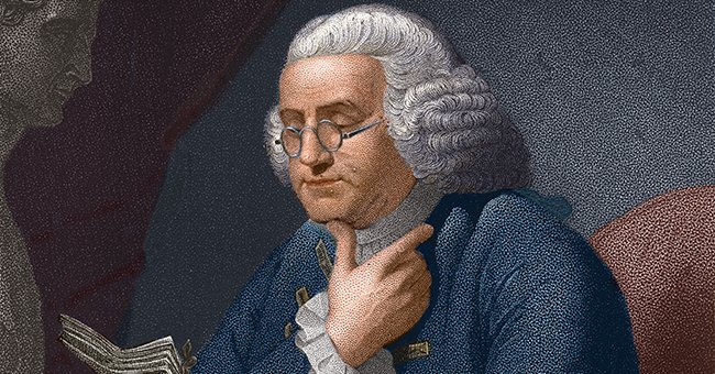 Portrait of BENJAMIN FRANKLIN (1706-1790) American printer