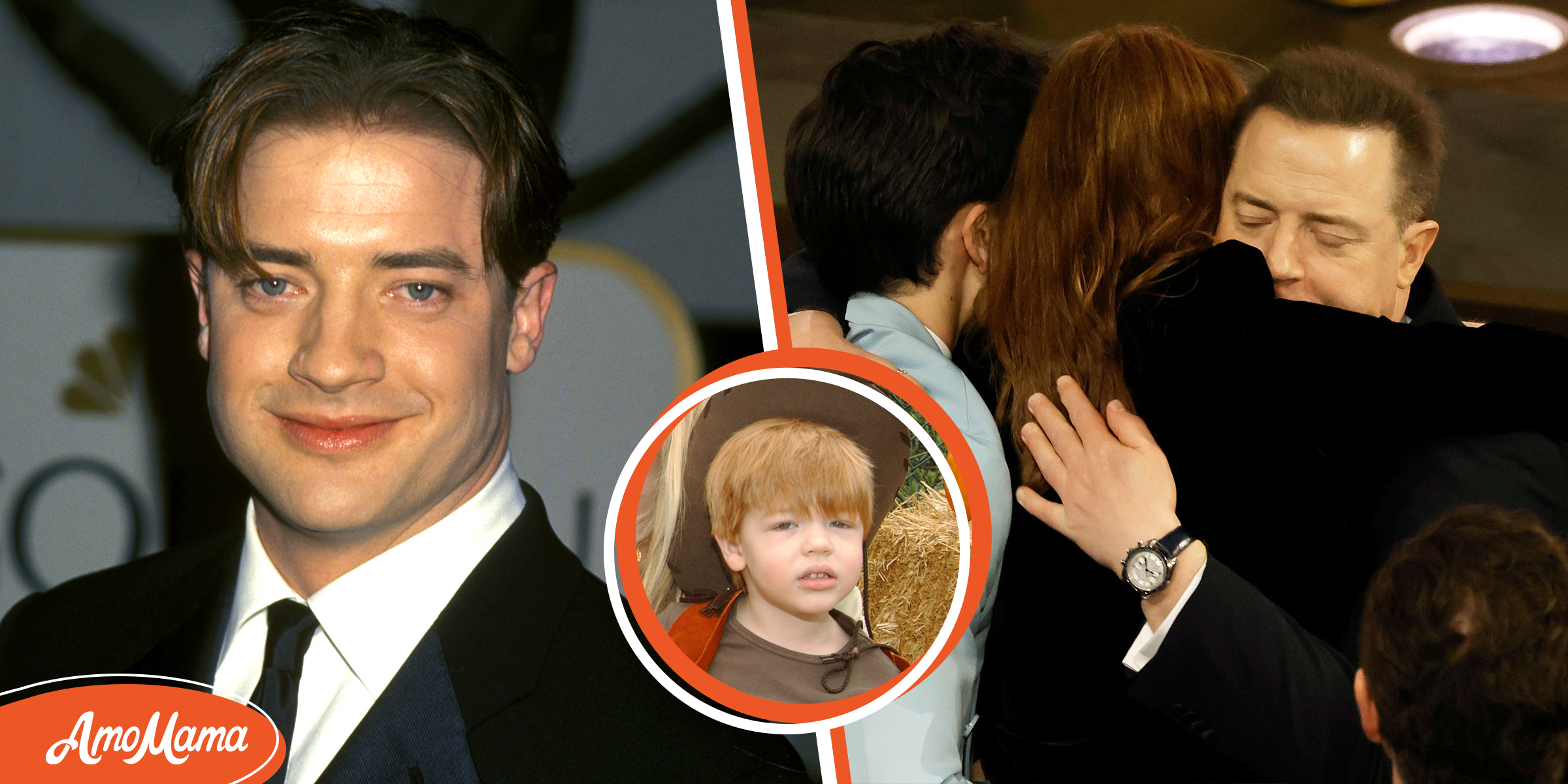 Brendan Fraser's 2 Handsome Sons Hug Him after His Ex Was Awarded $900K