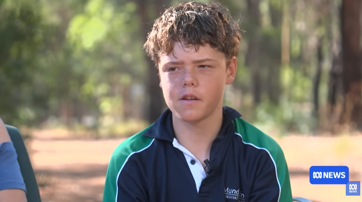 Austin Applebee speaks to ABC News (Australia) on 3 February 2026. | Source: YouTube/ABC News (Australia)