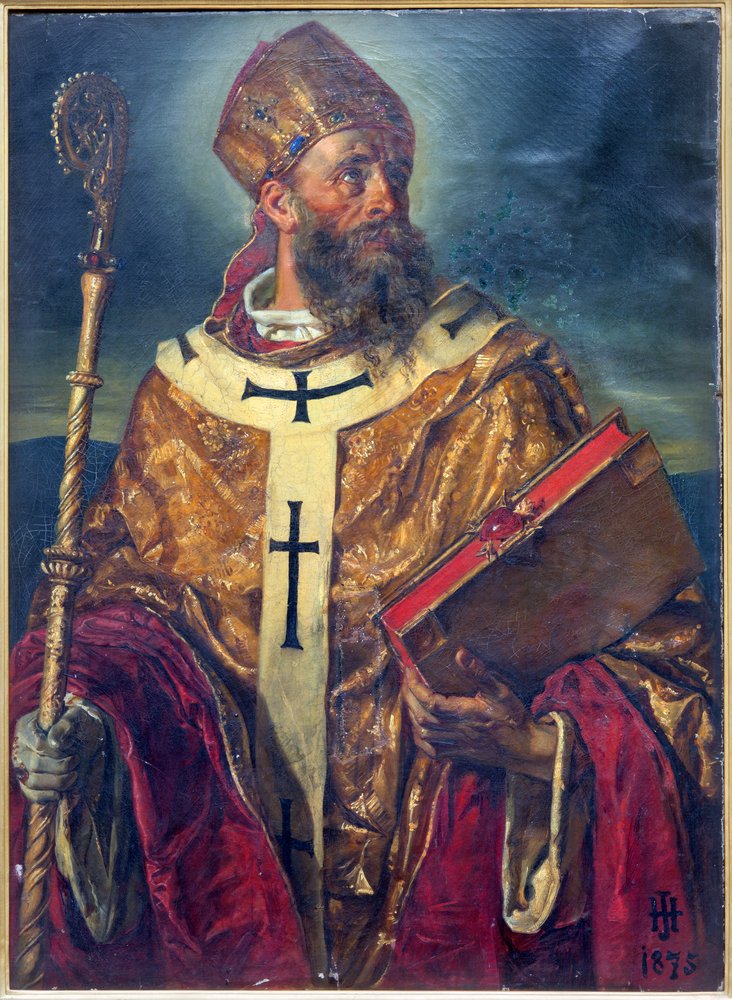 Pintura de San Agustín en la iglesia de Agustín Viena.| Fuente: Shutterstock Pintura de San Agustín en la iglesia de Agustín Viena.| Fuente: Shutterstock