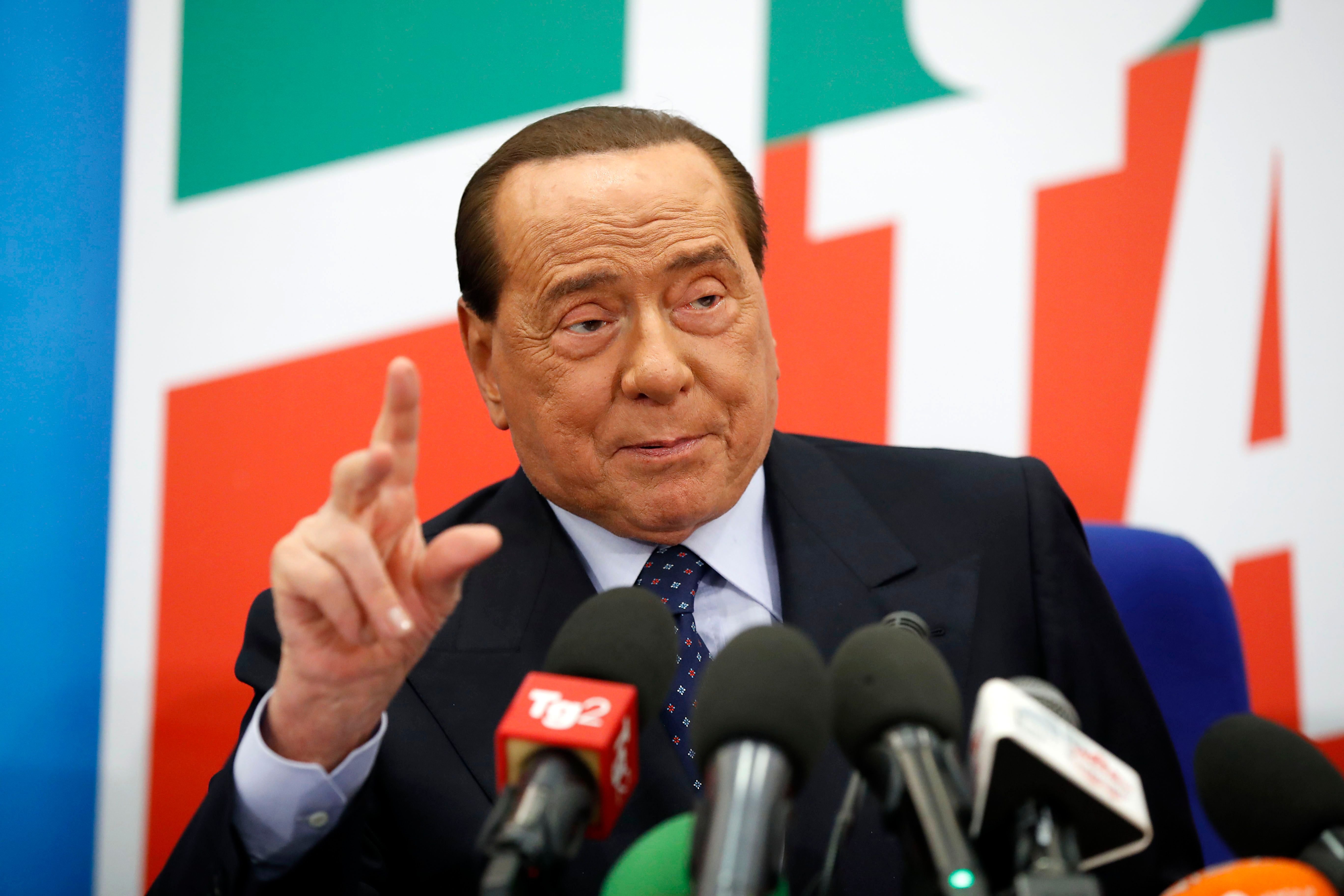 Forza Italia leader Silvio Berlusconi attends the presentation of the new book "Perché l'Italia diventò fascista" by Italian writer Bruno Vespa, on December 19, 2019 in Rome, Italy. | Photo : Getty Images