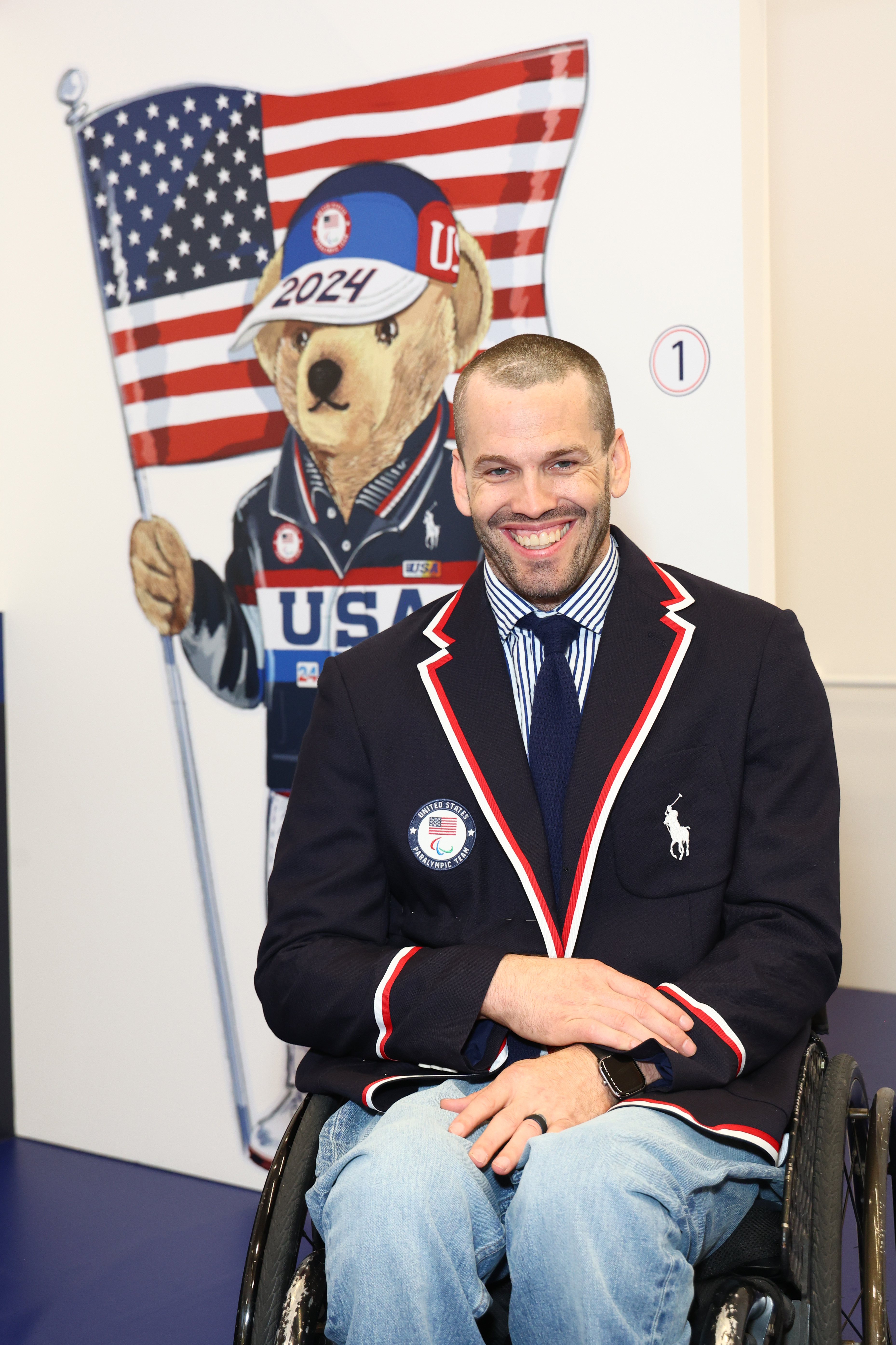 Team USA Paralympian Josh Wheeler poses for a photo in Paris, France on August 22, 2024 | Source: Getty Images