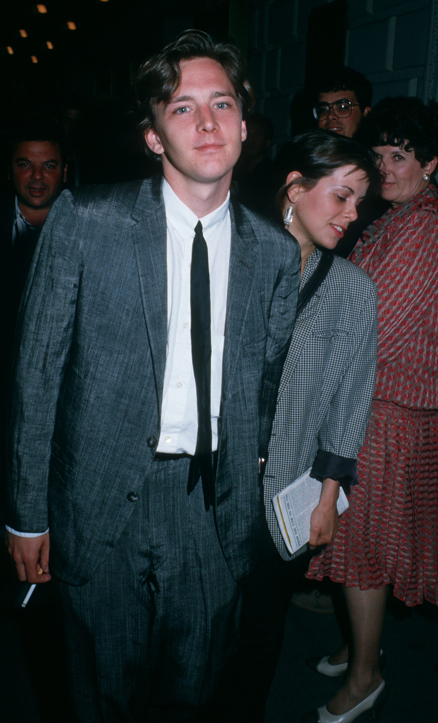 Andrew McCarthy at the premiere of "Speed-the-Plow" in New York in 1988. | Source: Getty Images