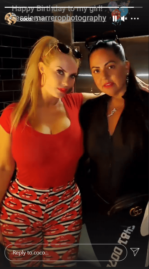 Coco Austin shares a picture with her friend as a tribute to her birthday. | Photo: Instagram/coco