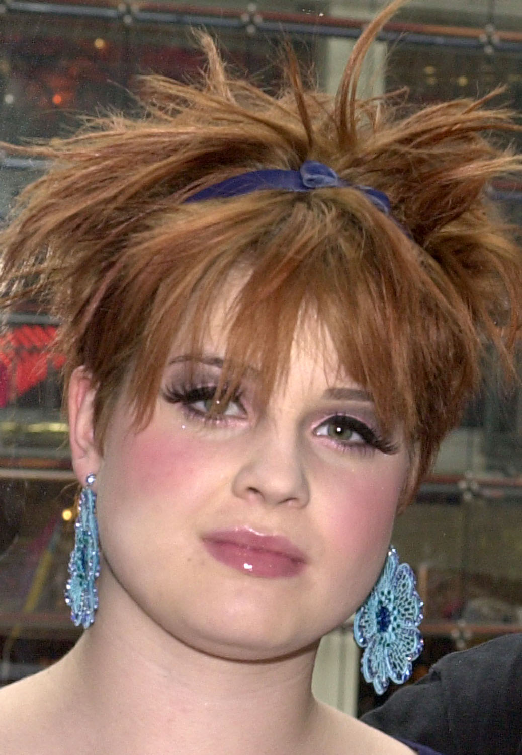 Kelly Osbourne on MTV's "TRL" on March 17, 2002, in New York City. | Source: Getty Images