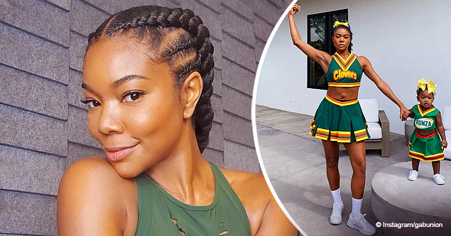 Gabrielle Union Of La S Finest Daughter Kaavia Stun In Matching Bring It On Inspired Outfits In New Photos