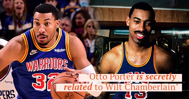 Pictured: (L) Basketball player Otto Porter on the courts. (R) The later former basketball legend Wilt Chamberlain | Photo: Getty Images 