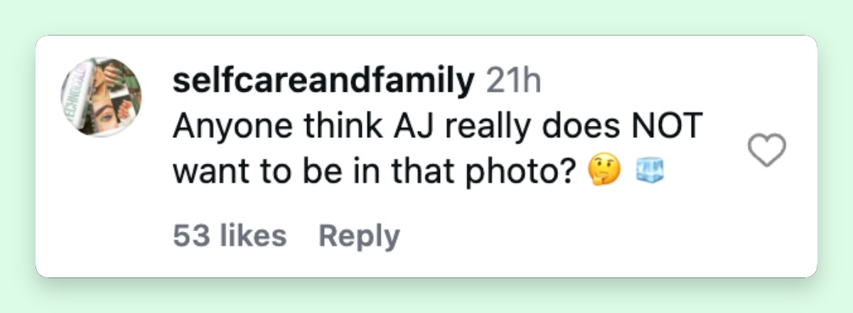 A netizen's reaction to Angelina Jolie's appearance at Spelman College | Source: Instagram/justjared