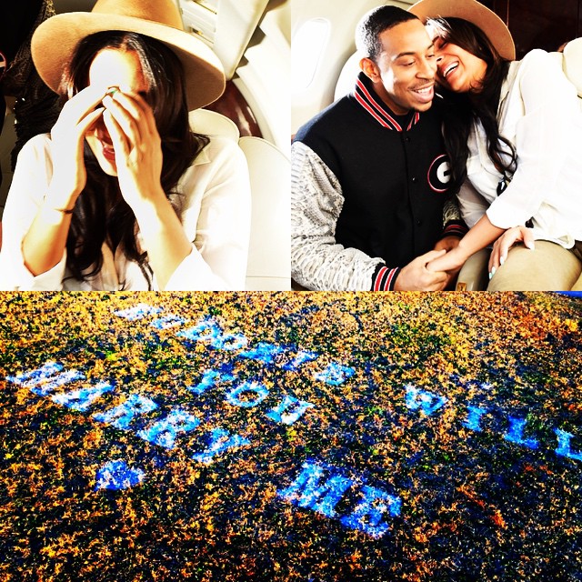 Ludacris and Eudoxie Mbouguiyengue from a post dated December 27, 2014. | Source: Instagram/ludacris