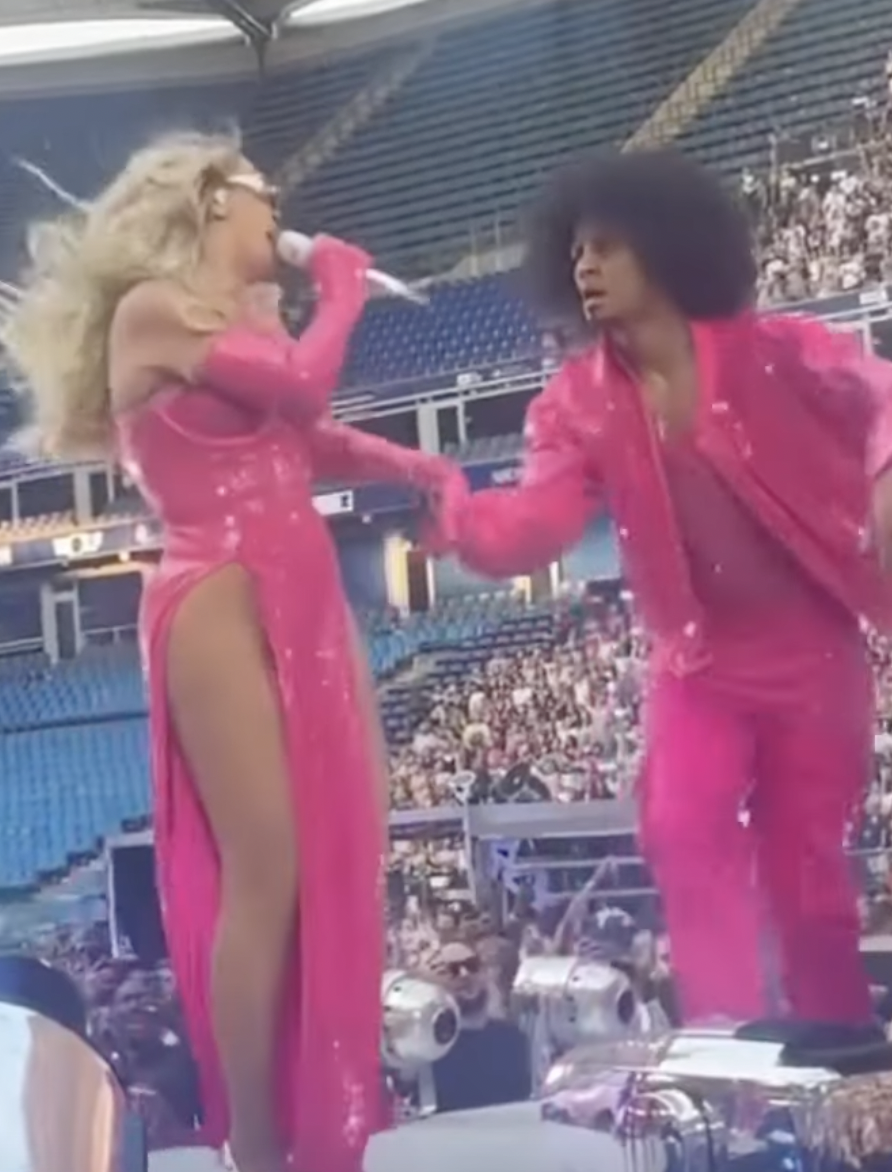 Beyoncé from a video dated June 24, 2023. | Source: YouTube/lestwinsvideos