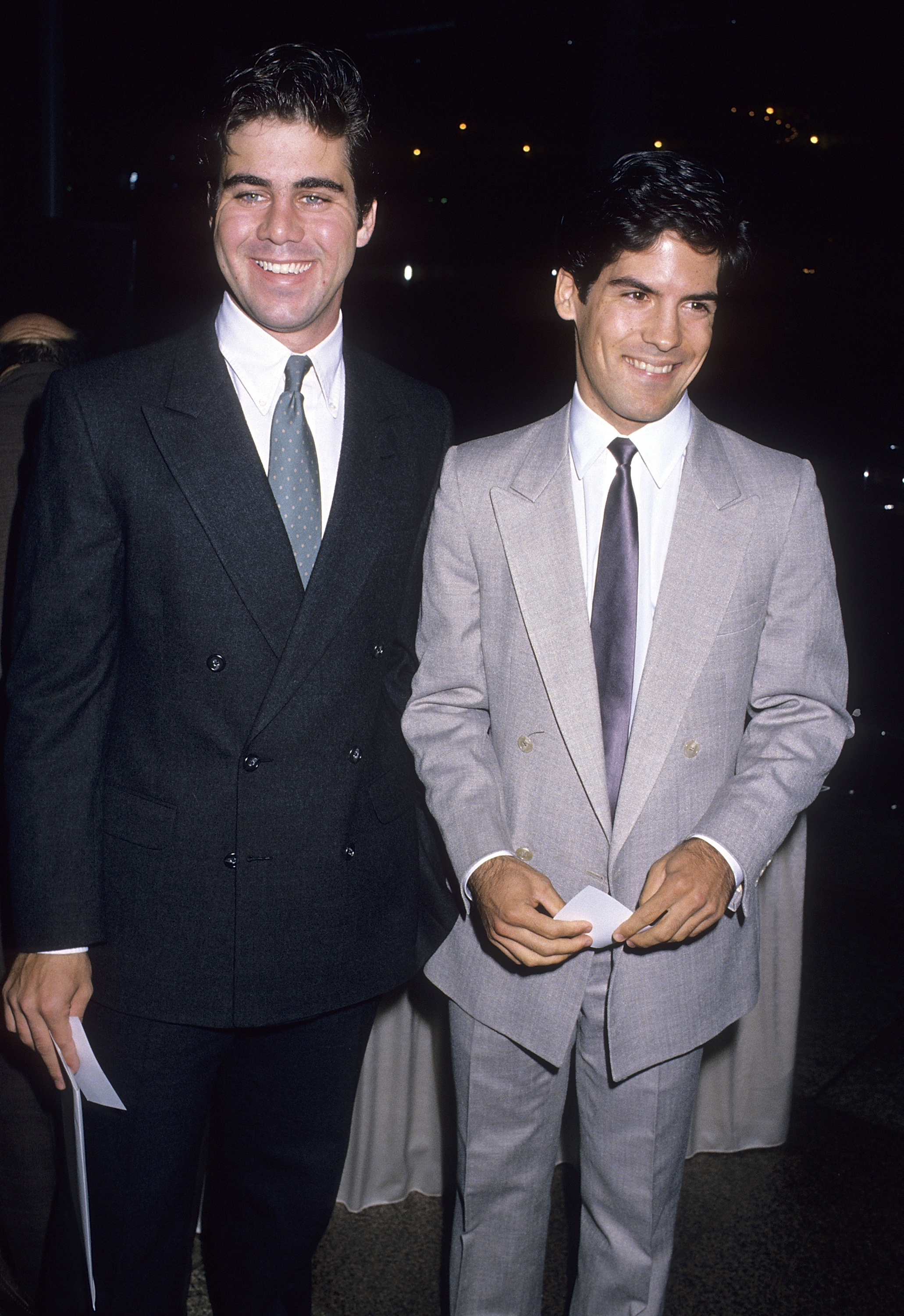 Patrick Labyorteaux and Matthew Laborteaux attend Michael Landon's Second Annual Celebrity Gala at Filmland Center on October 15, 1988 in Culver City, California. | Source: Getty Images