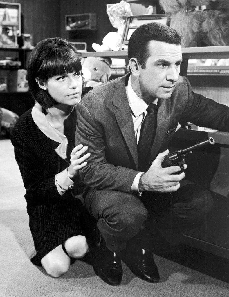 Barbara Feldon and Don Adams shooting "Get Smart" circa 1967 | Source: Getty Images